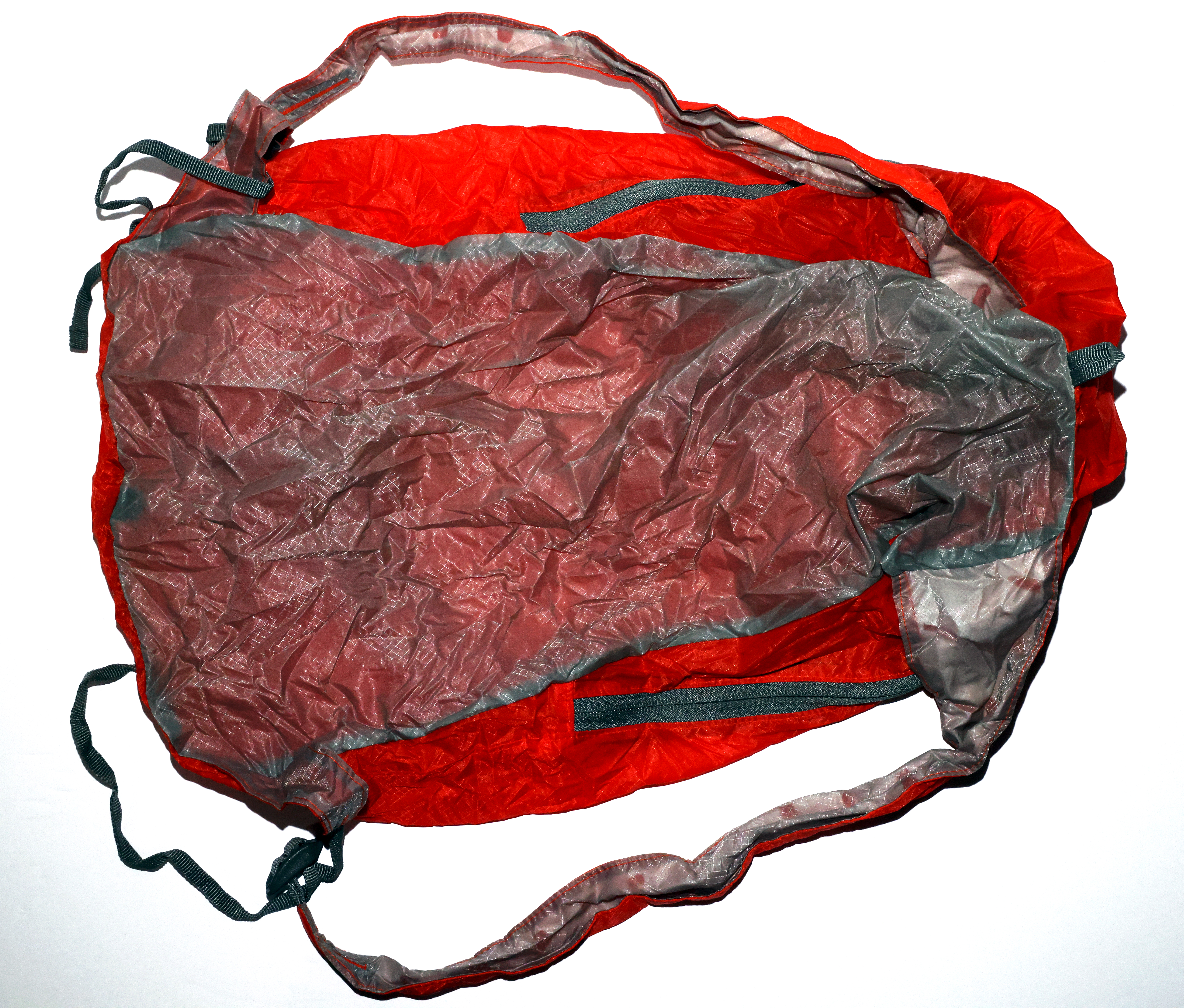 Sea to Sumit Ultra Sil backpack unfolded backside Sea to Sumit Ultra Sil backpack unfolded backside