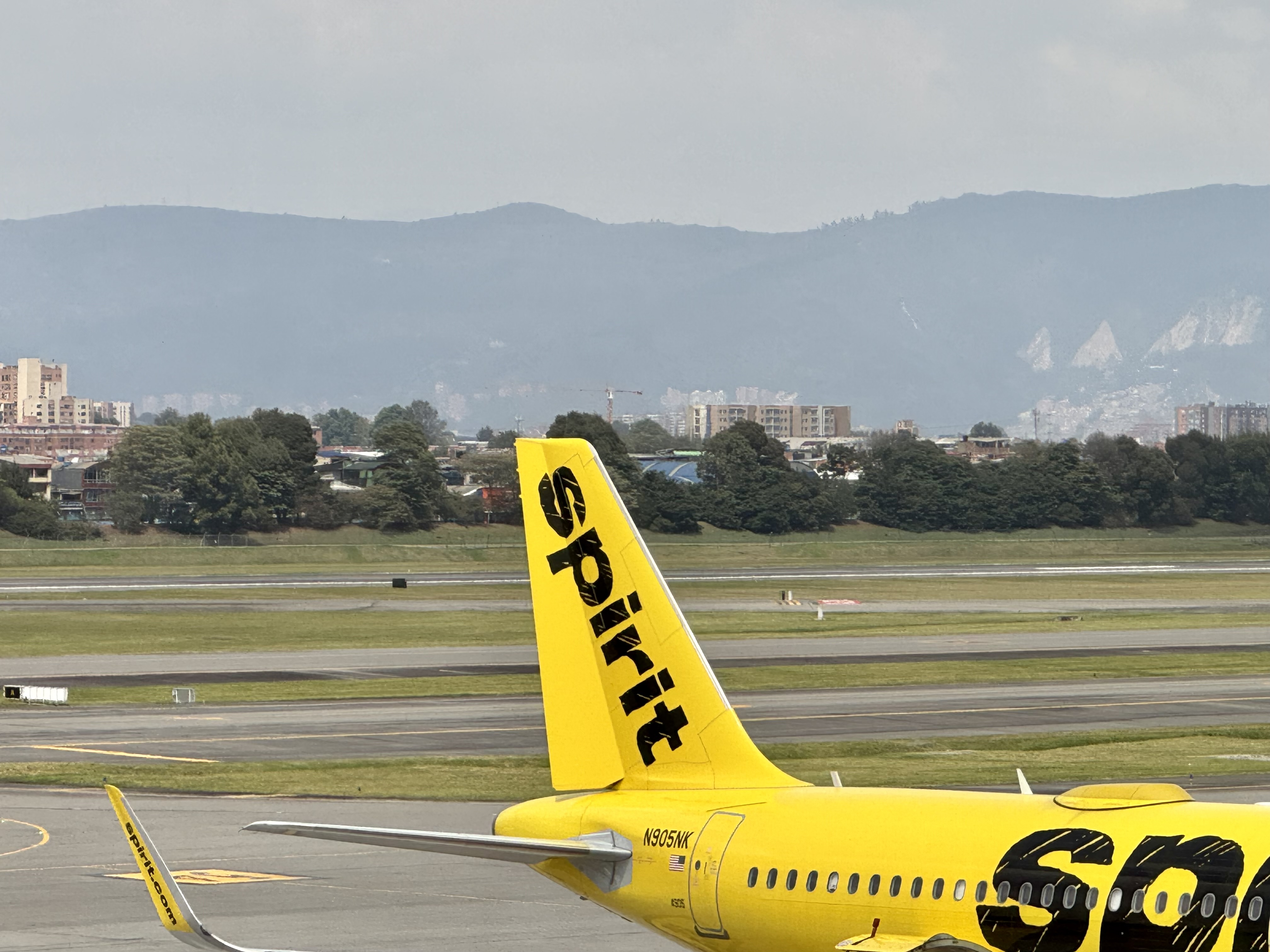 Spirit Airlines at Bogota Airport BOG