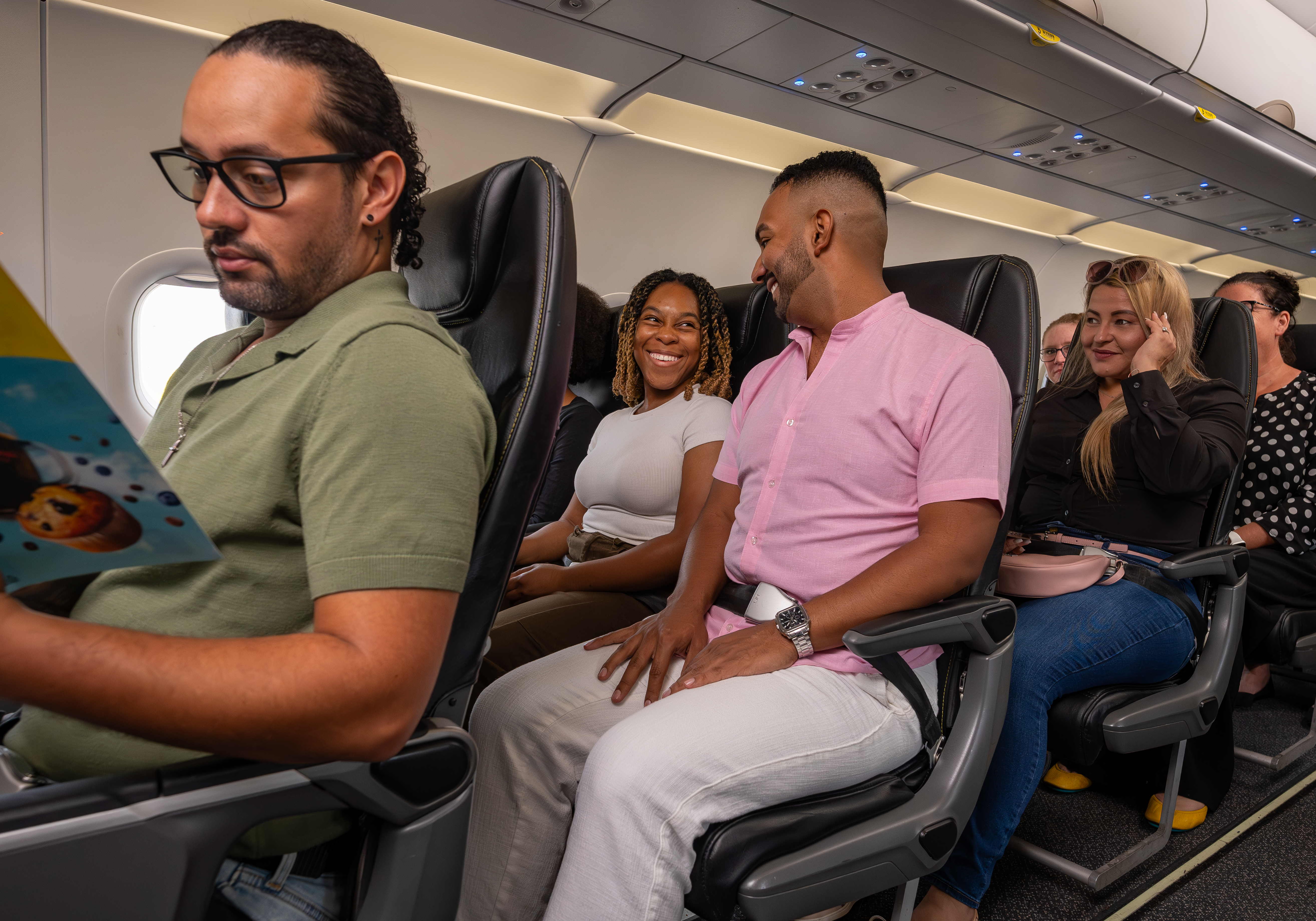 Spirit Premium Economy With Passengers
