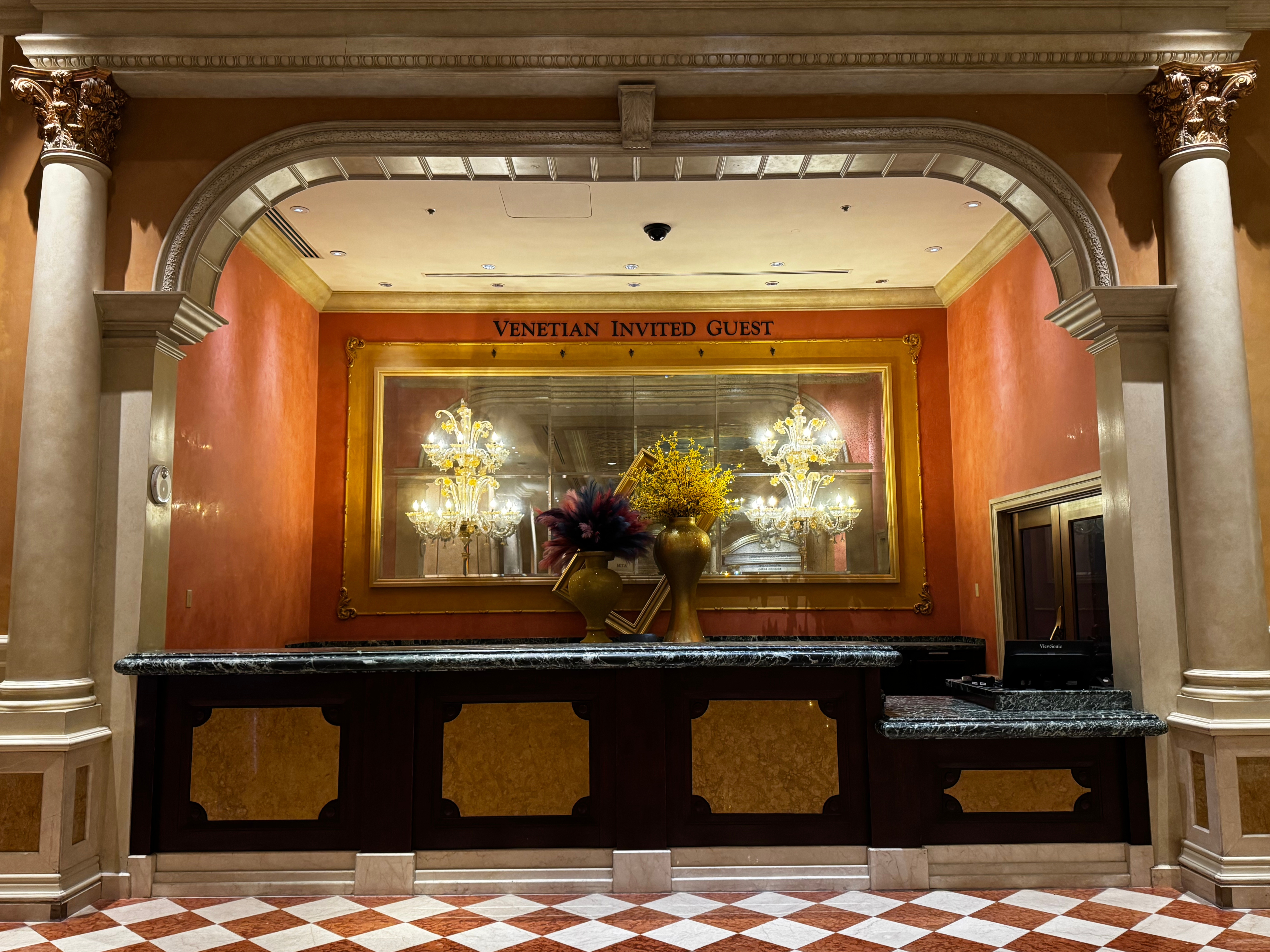 Venetian Las Vegas Invited Guest check in