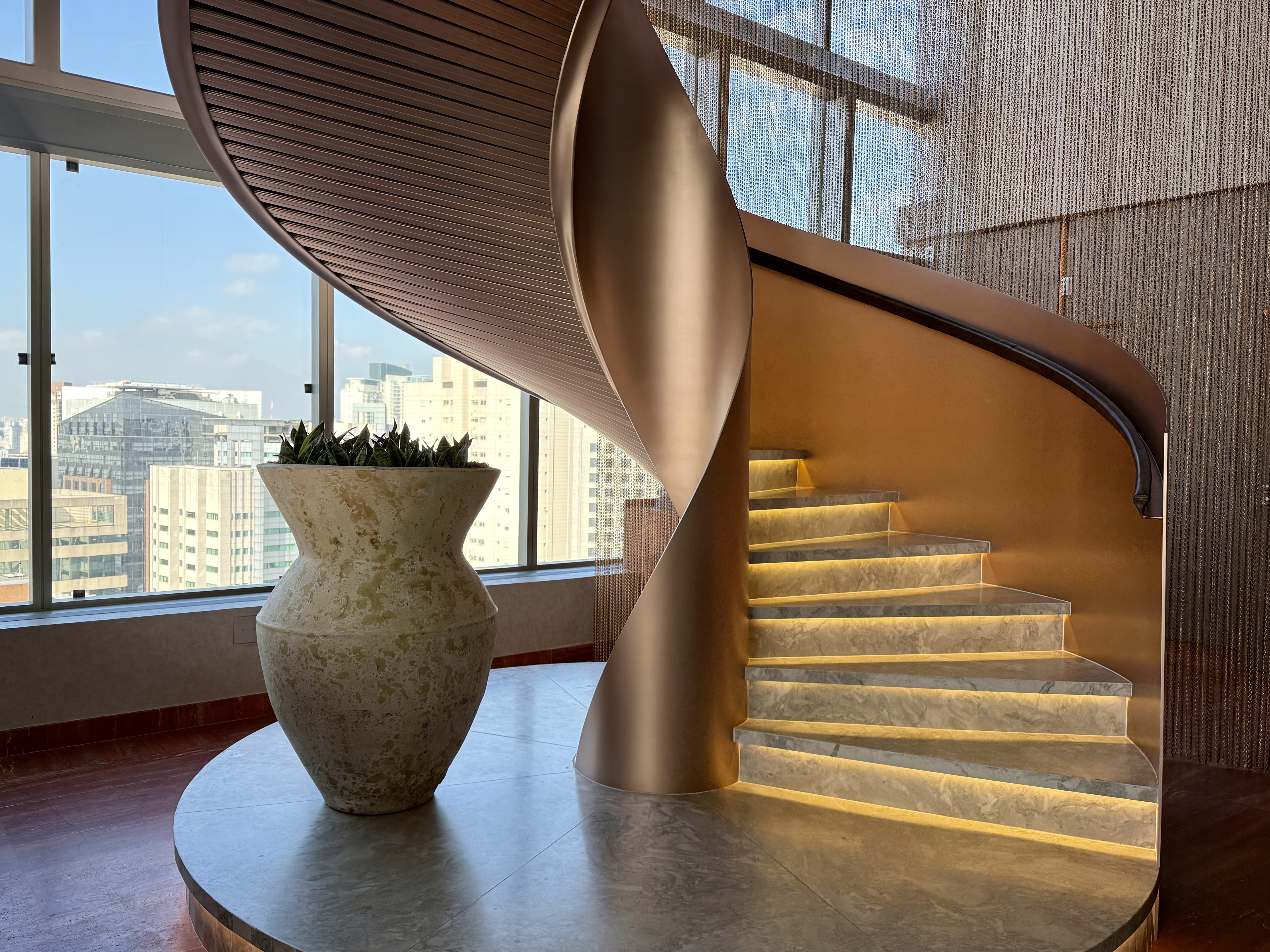 W Sao Paulo spiral staircase W Sao Paulo spiral staircase