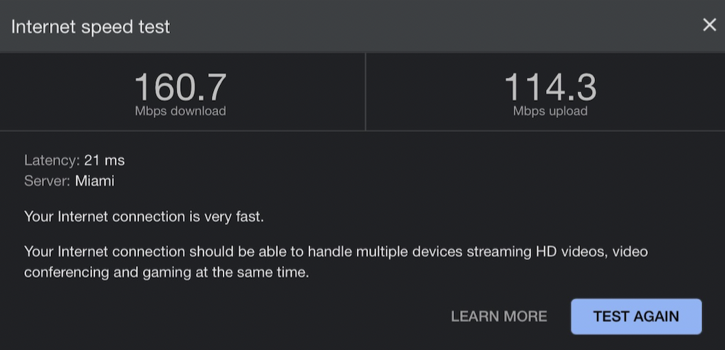 Wifi Speed Test Margaritaville
