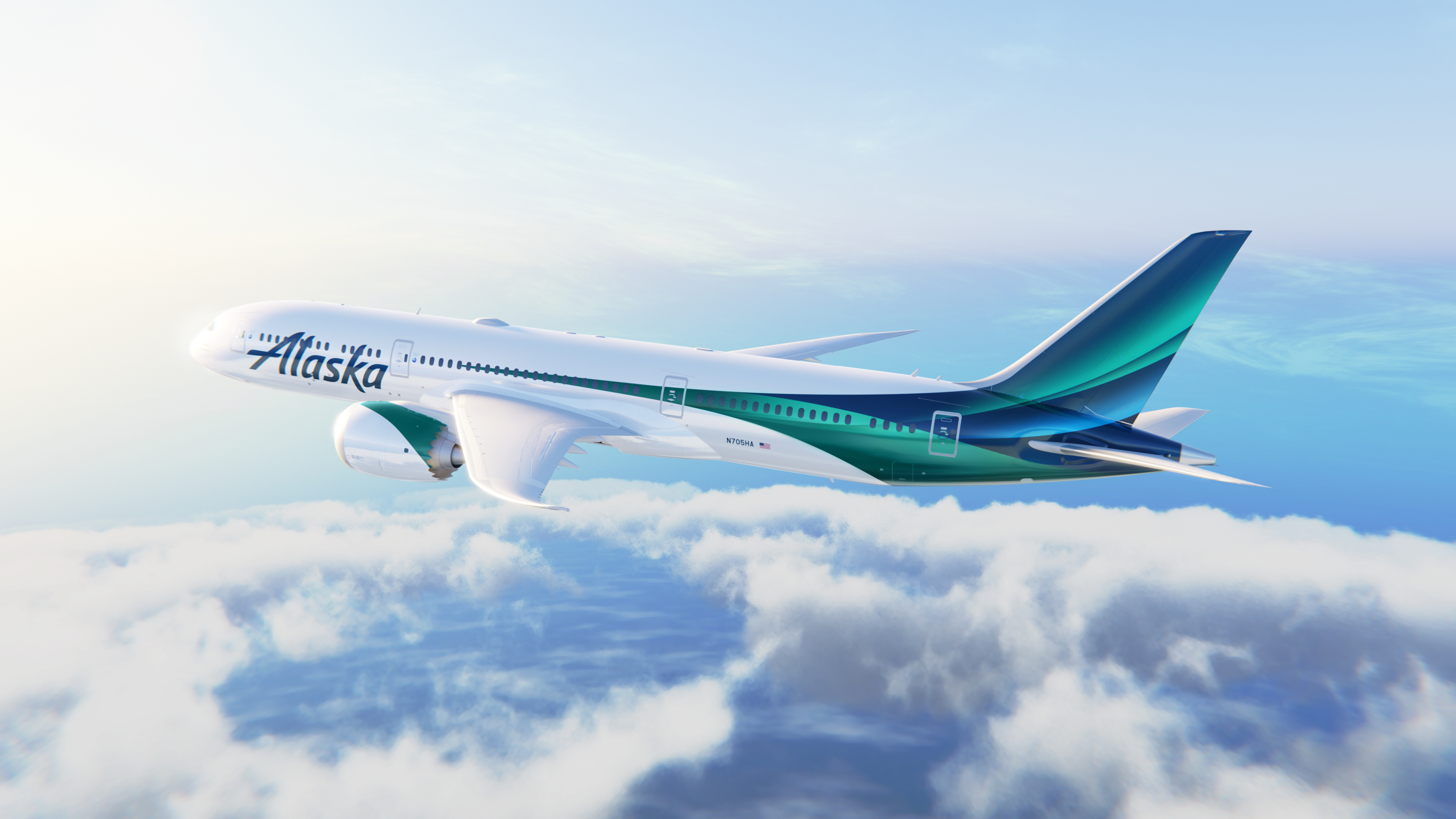 Alaska Airlines Boeing 787 new livery Alaska Airlines Boeing 787 new livery
