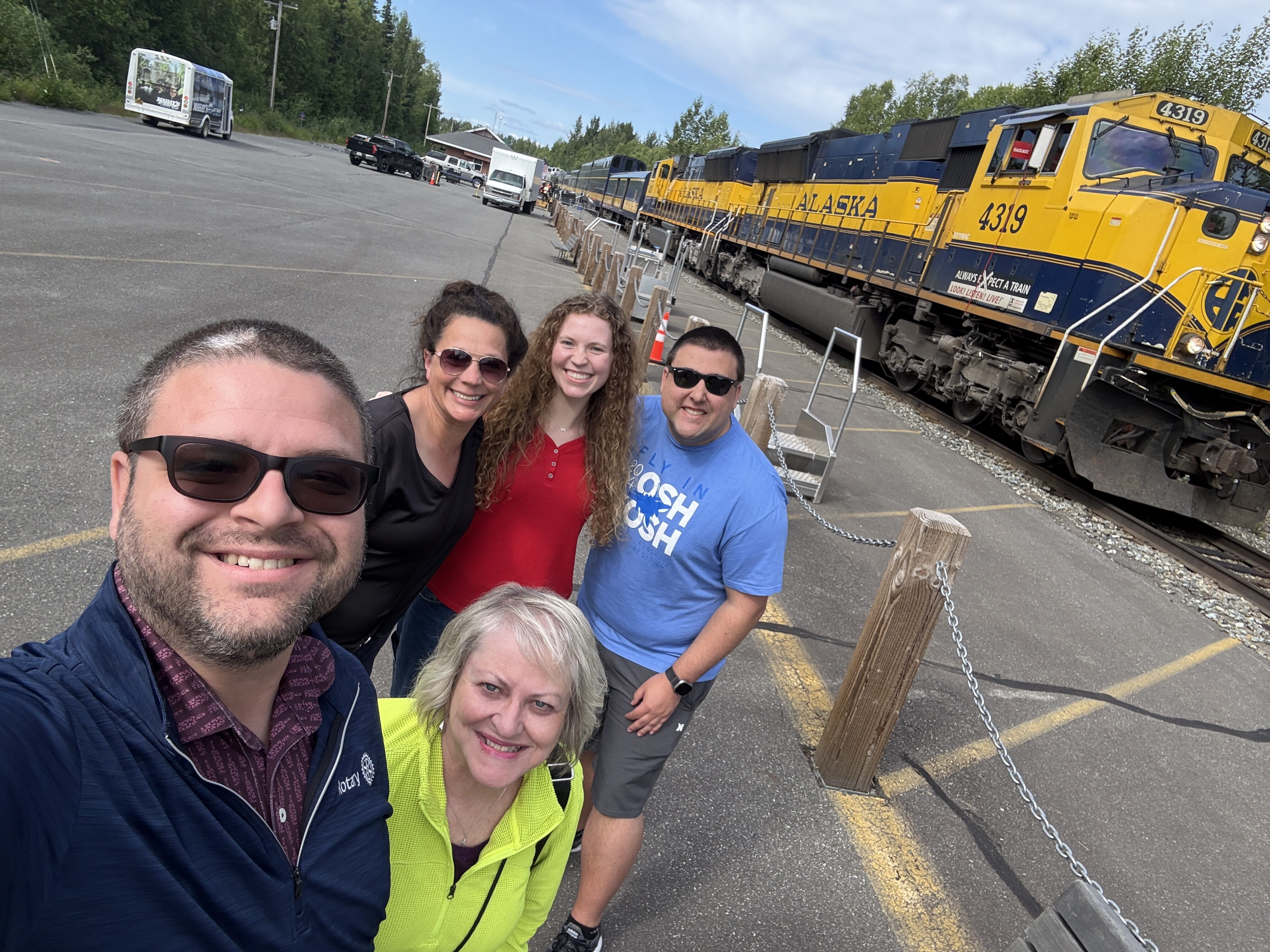 Alaska Railroad Denali Star Selfie