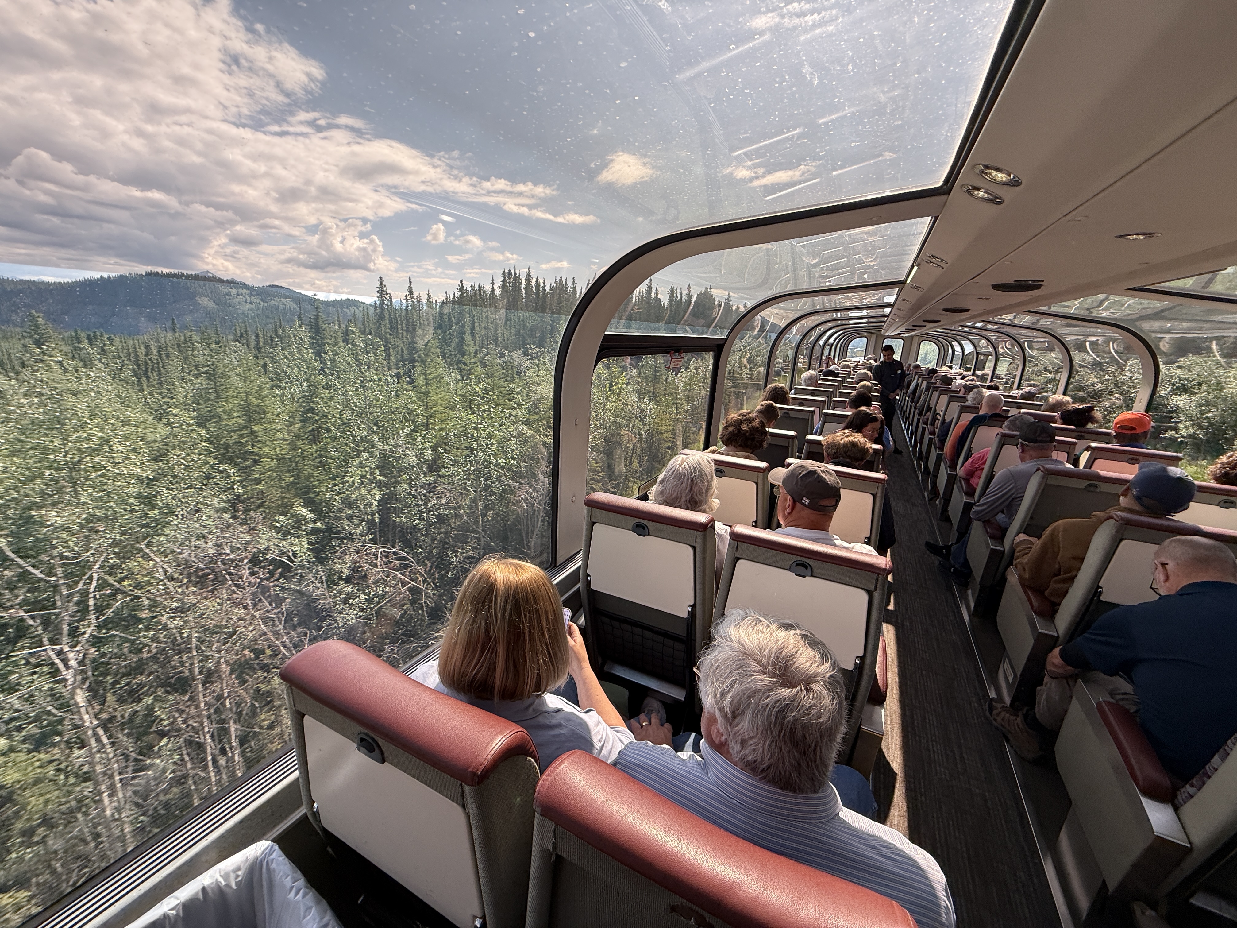 Alaska Railroad GoldStar Windows