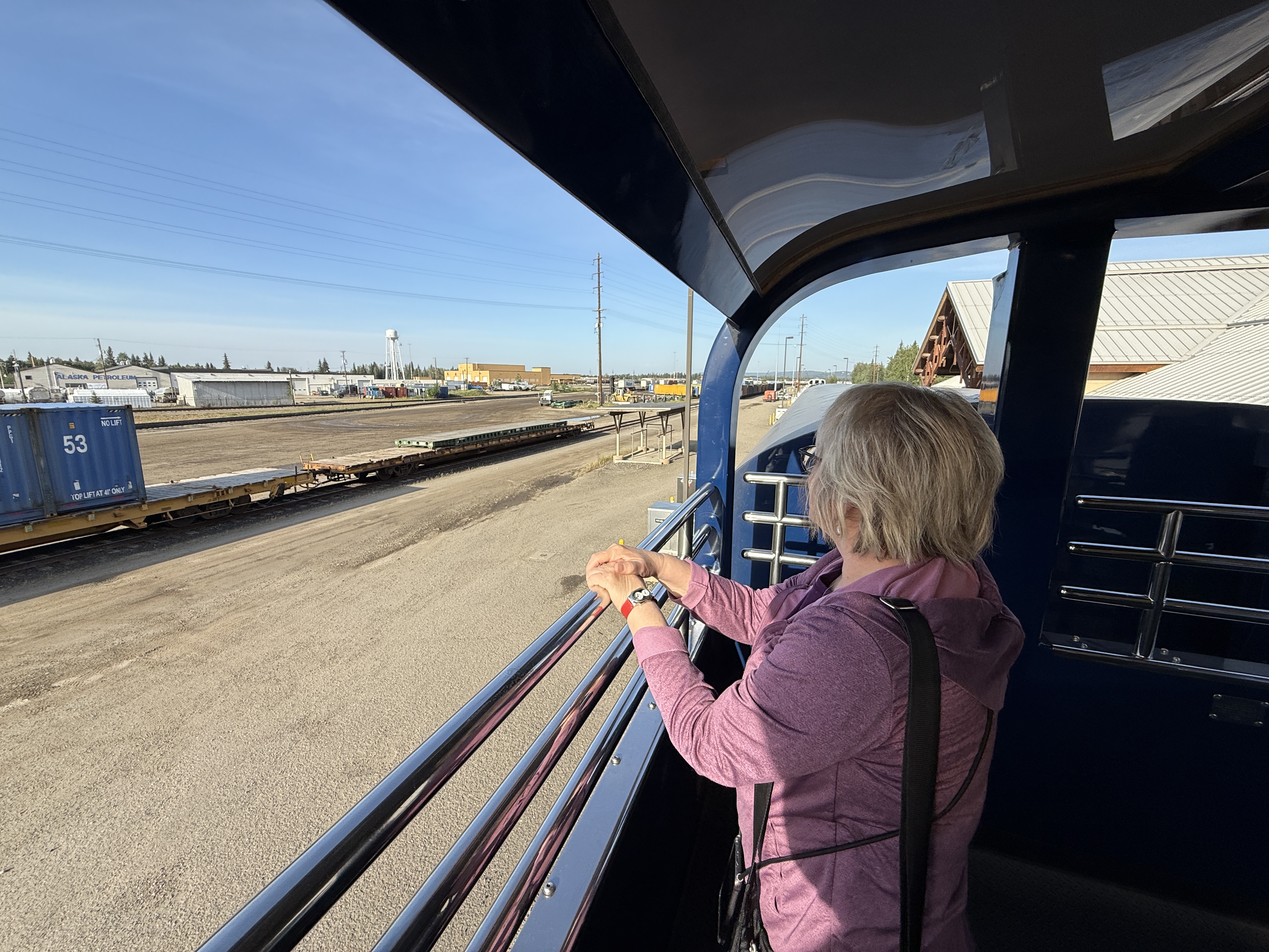 Alaska Railroad Open Air Deck