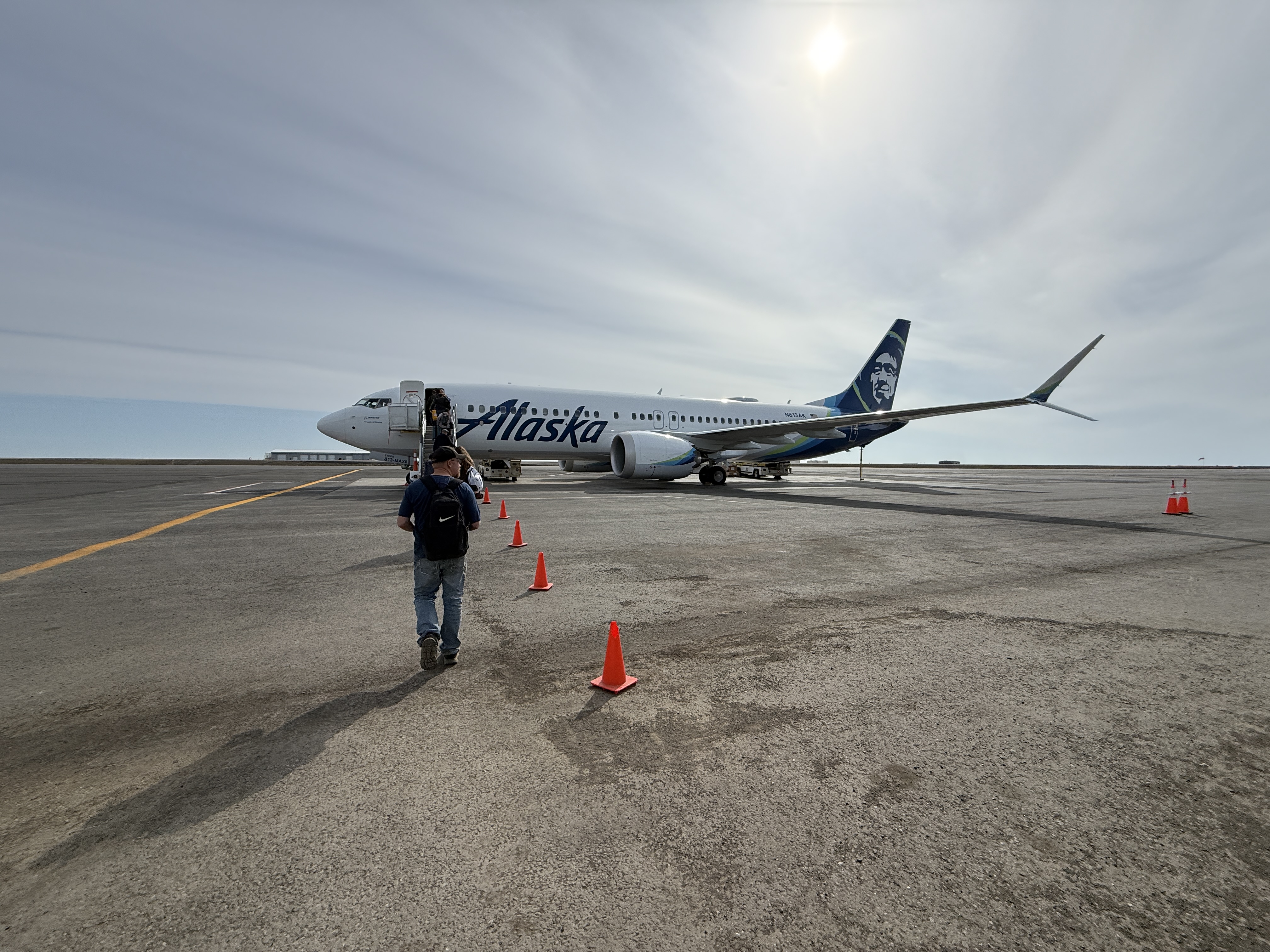 Barrow Alaska Airlines Plane