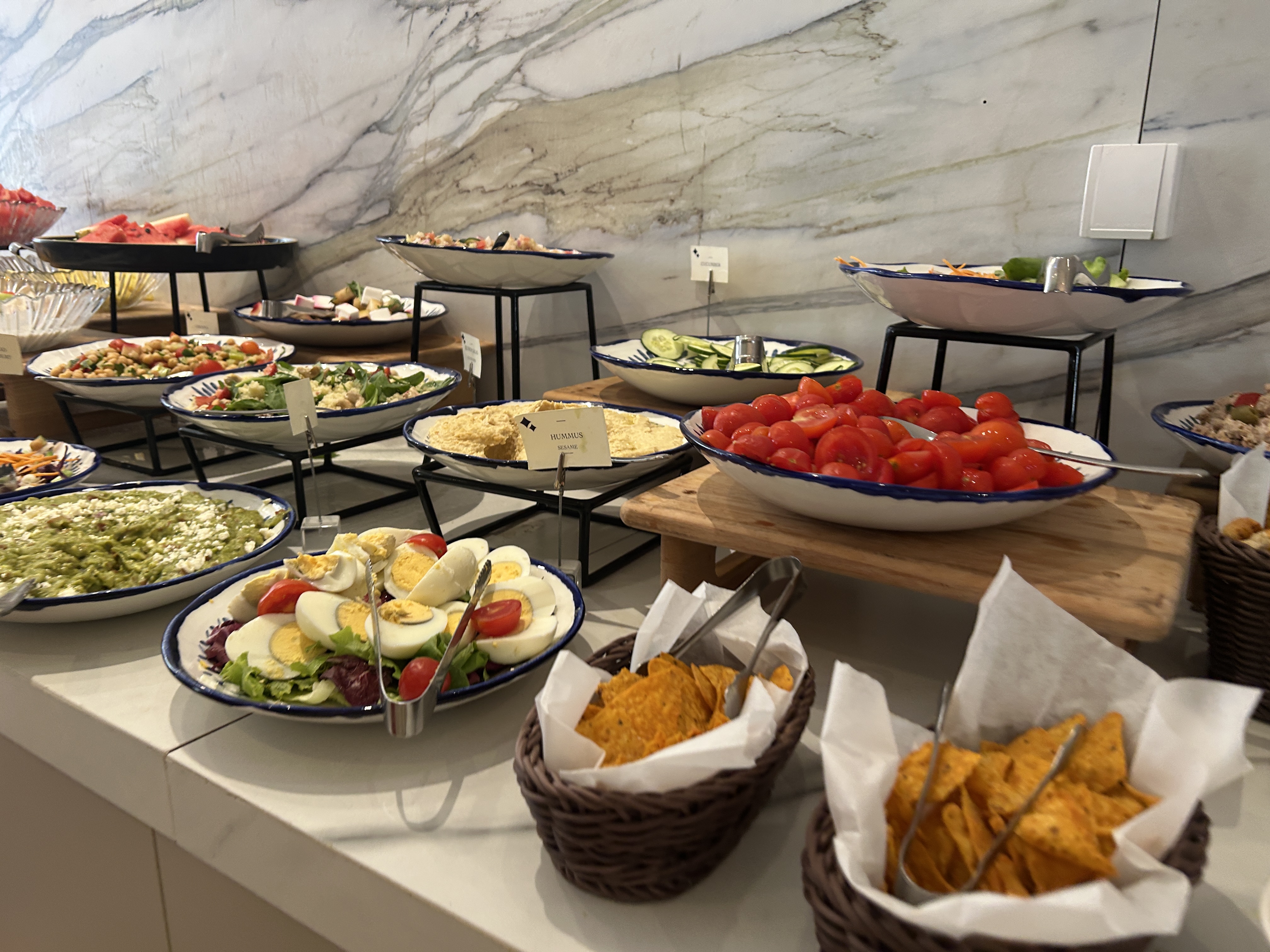 Breakfast spread Hyatt Regency Kotor Bay Breakfast spread Hyatt Regency Kotor Bay