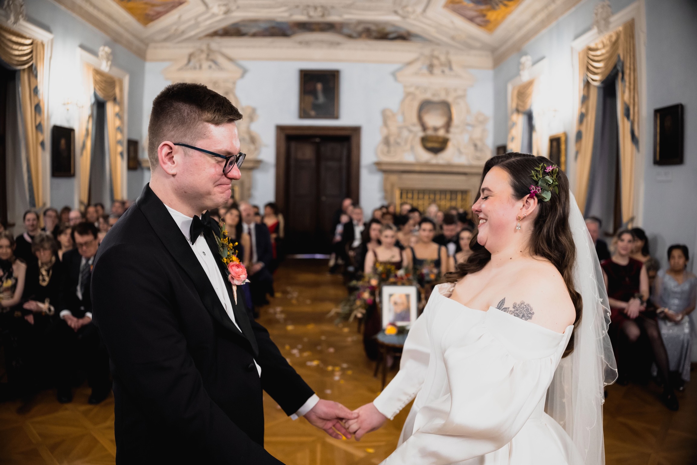 Bride and Groom at their Wedding Bride and Groom at their Wedding