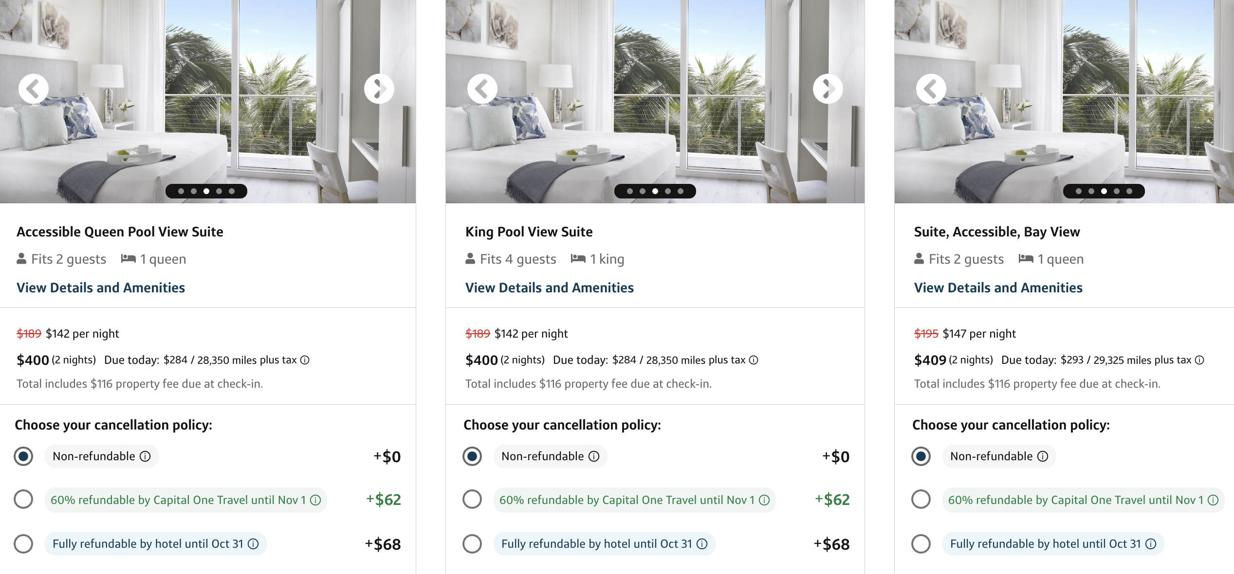 Capital One Travel 400 hotel example Capital One Travel 400 hotel example