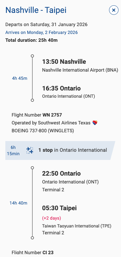 China Airlines Southwest Flights China Airlines Southwest Flights