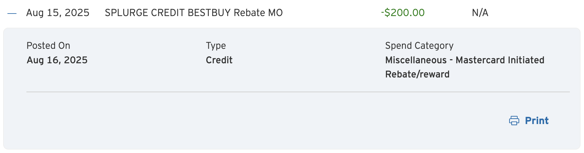 Citi Splurge Credit Citi Splurge Credit