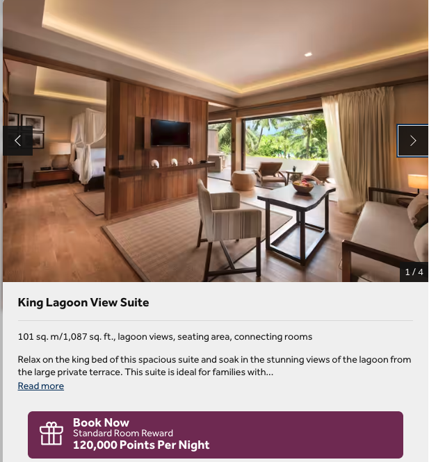Conrad Bora Bora Room Standard Points Conrad Bora Bora Room Standard Points