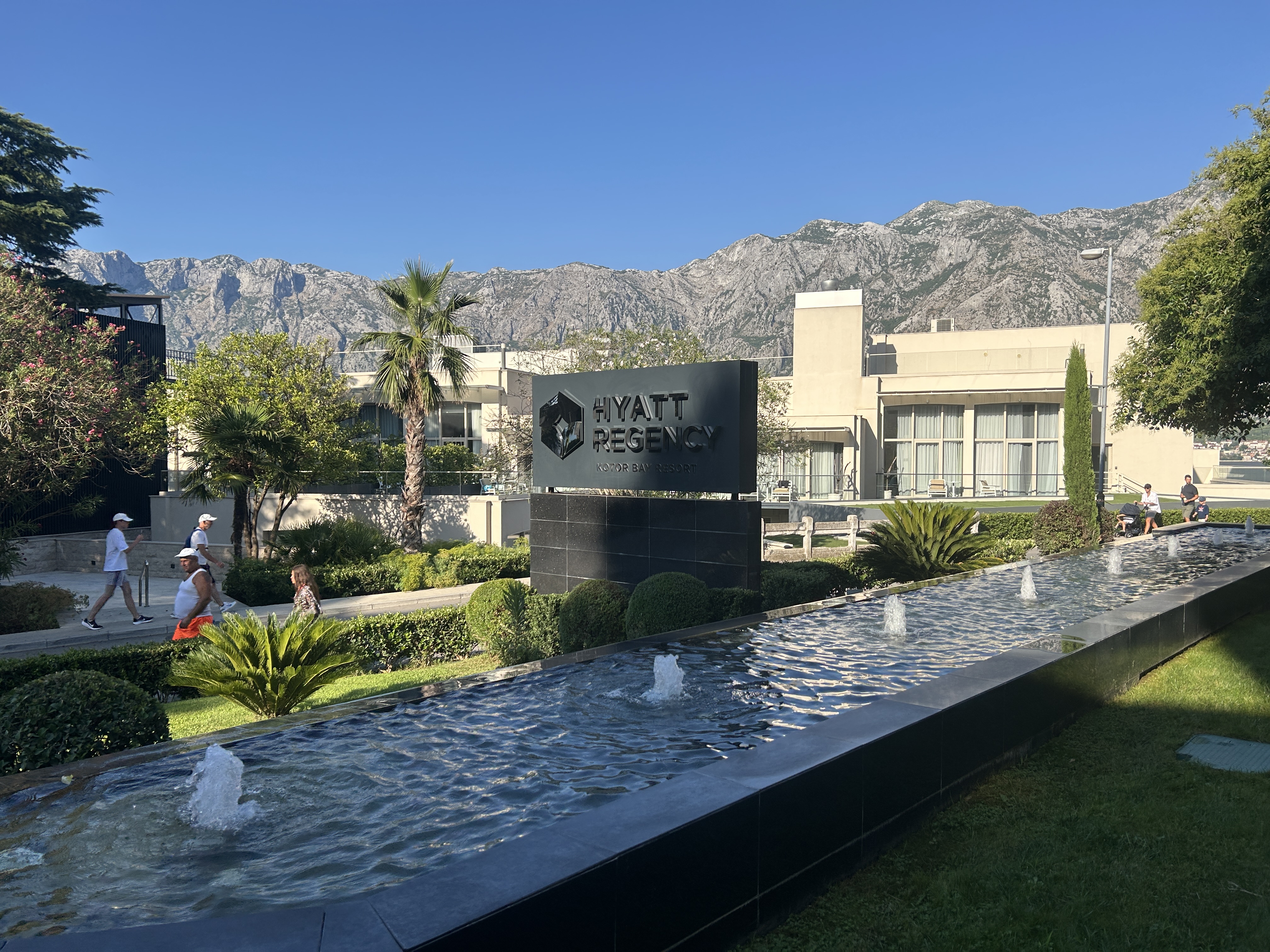 Entrance Hyatt Regency Kotor Bay Entrance Hyatt Regency Kotor Bay