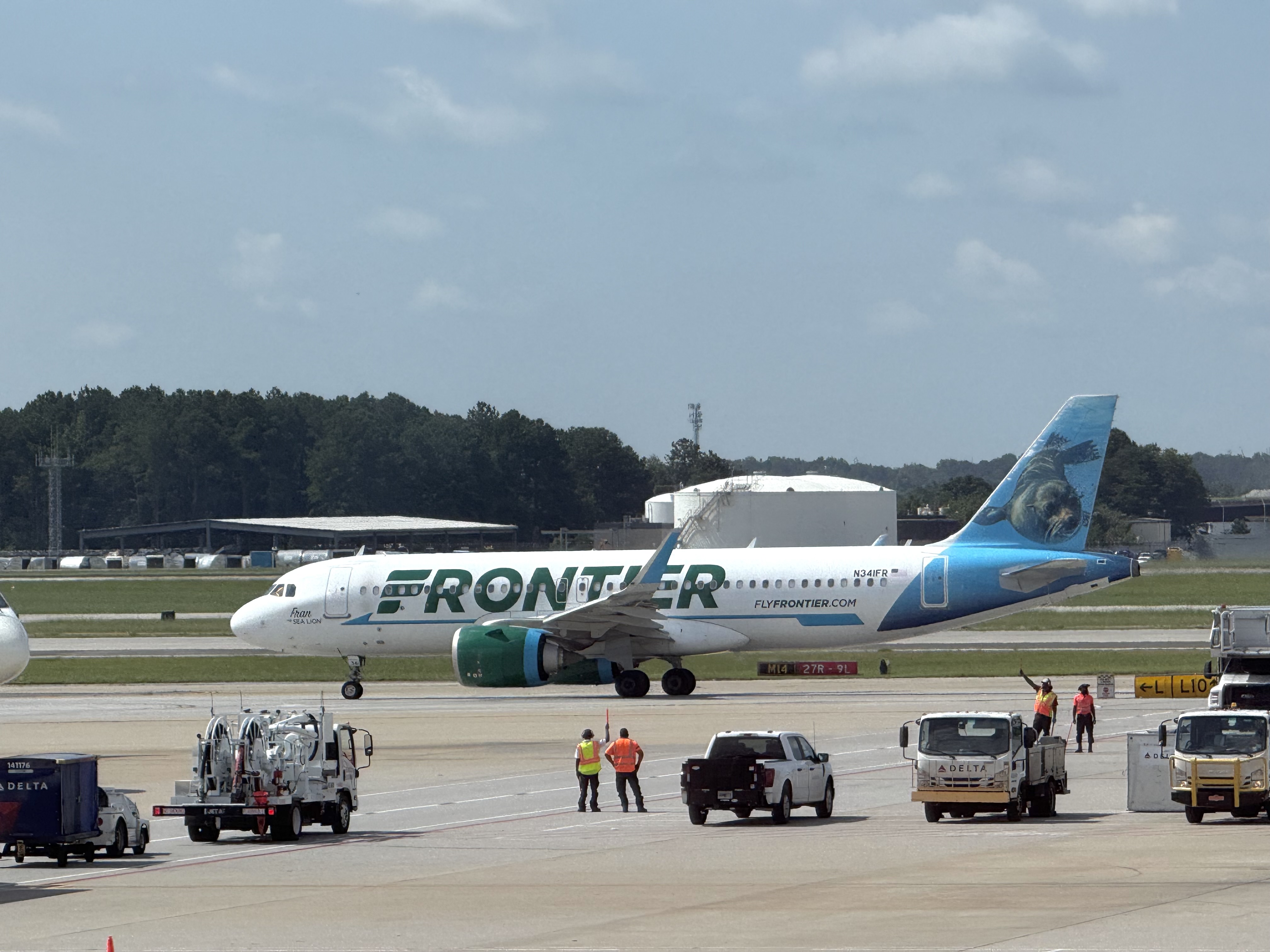 Frontier Airlines Airbus A320 at Atlanta ATL Frontier Airlines Airbus A320 at Atlanta ATL