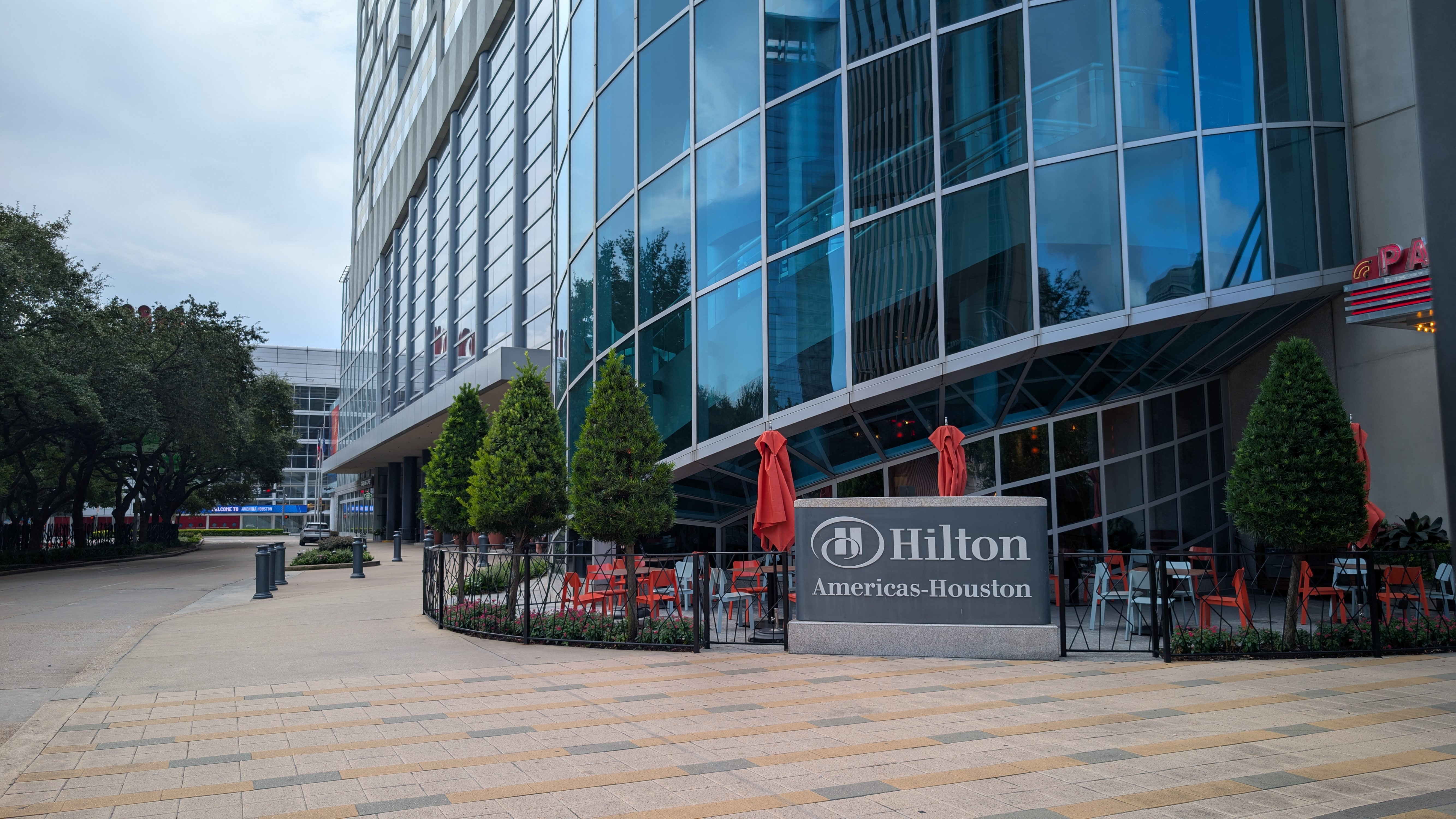 Hilton Americas Houston entrance