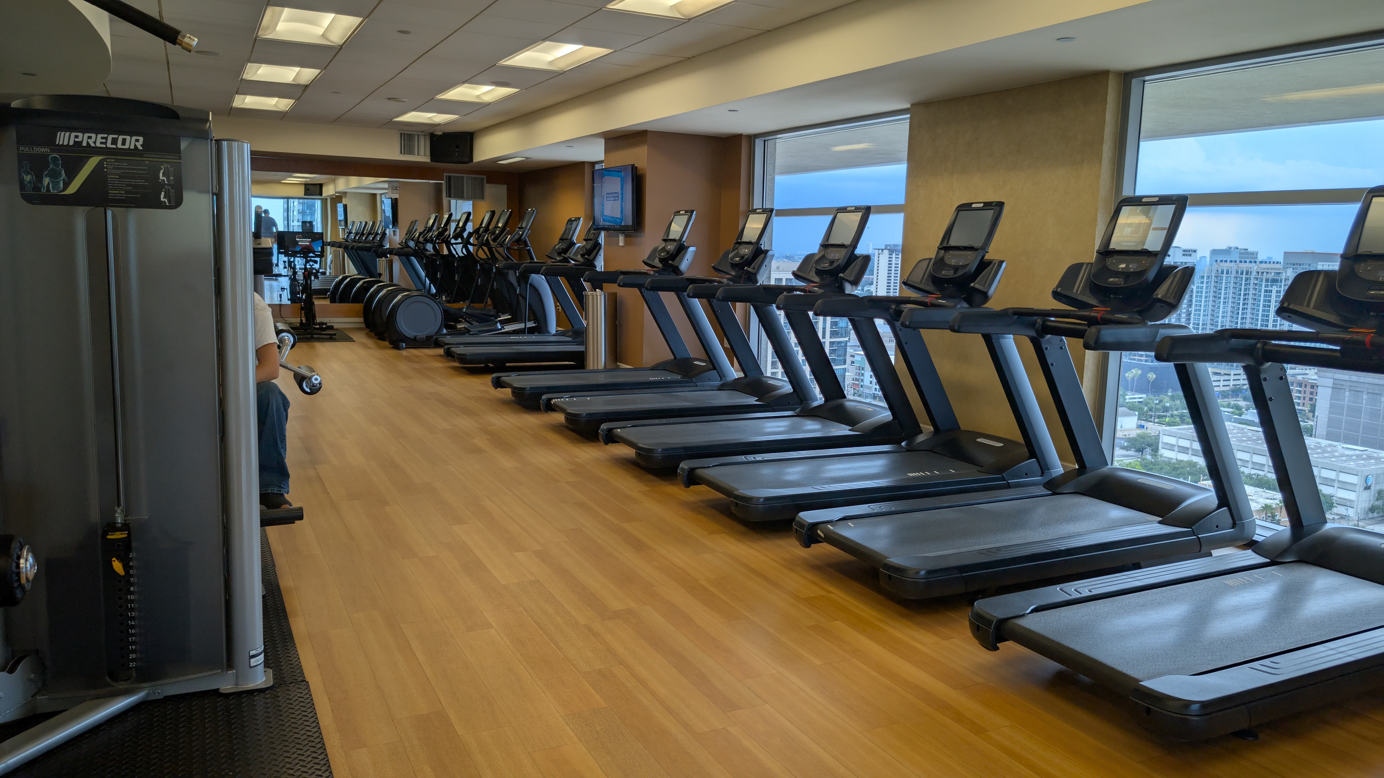 Hilton Americas Houston fitness center