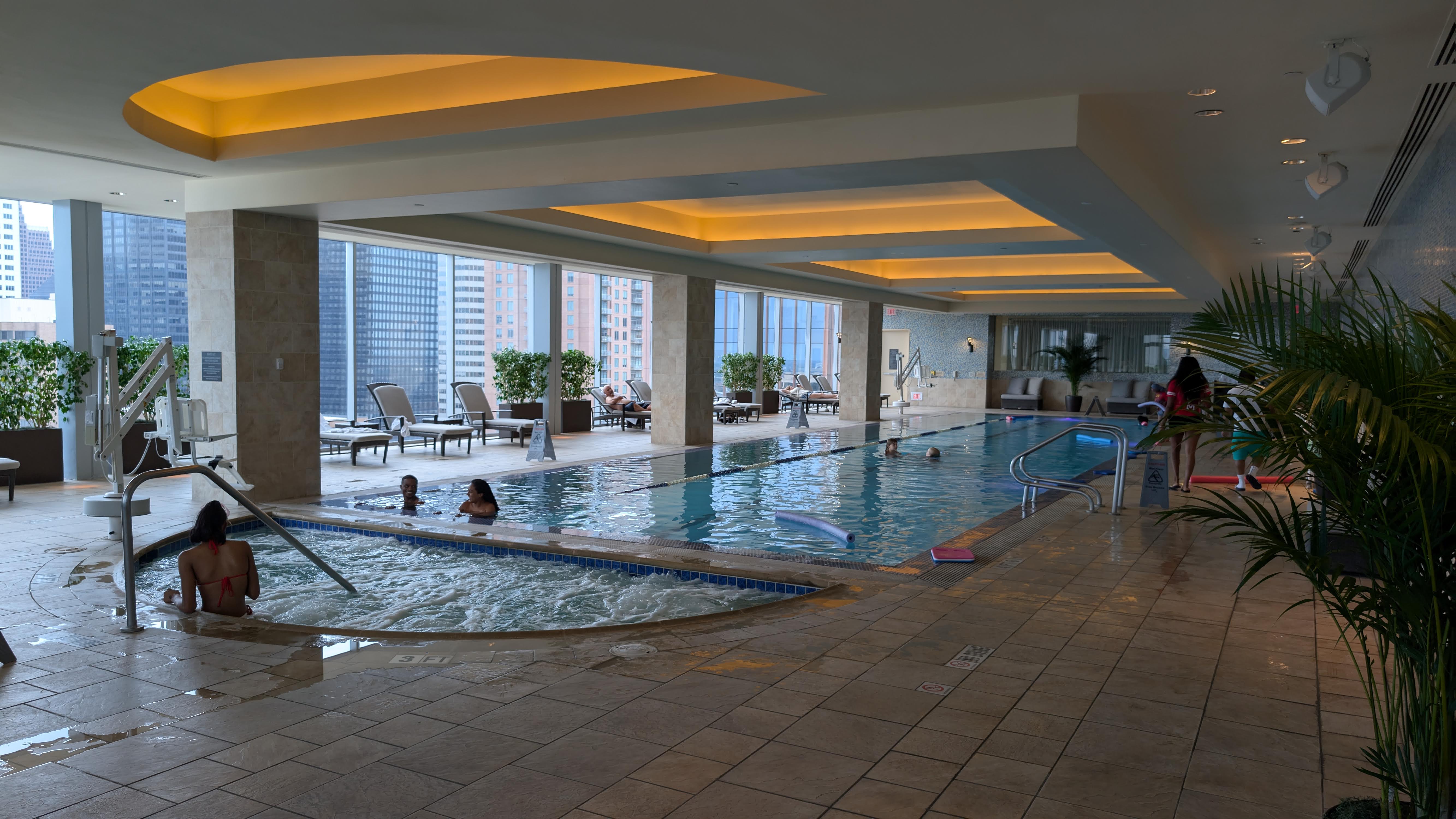 Hilton Americas Houston rooftop pool
