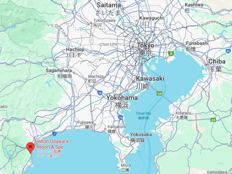 Hilton Odawara Resort Spa Google Maps Hilton Odawara Google Map