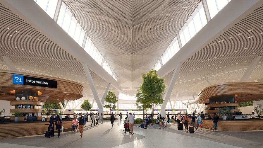 JFK Terminal One Terminal Rendering