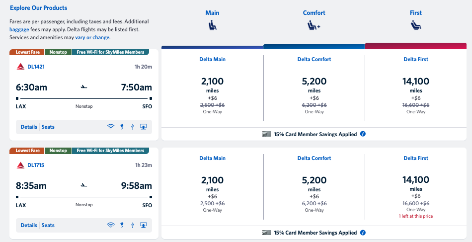 LAX SFO Delta Sale LAX SFO Delta Sale