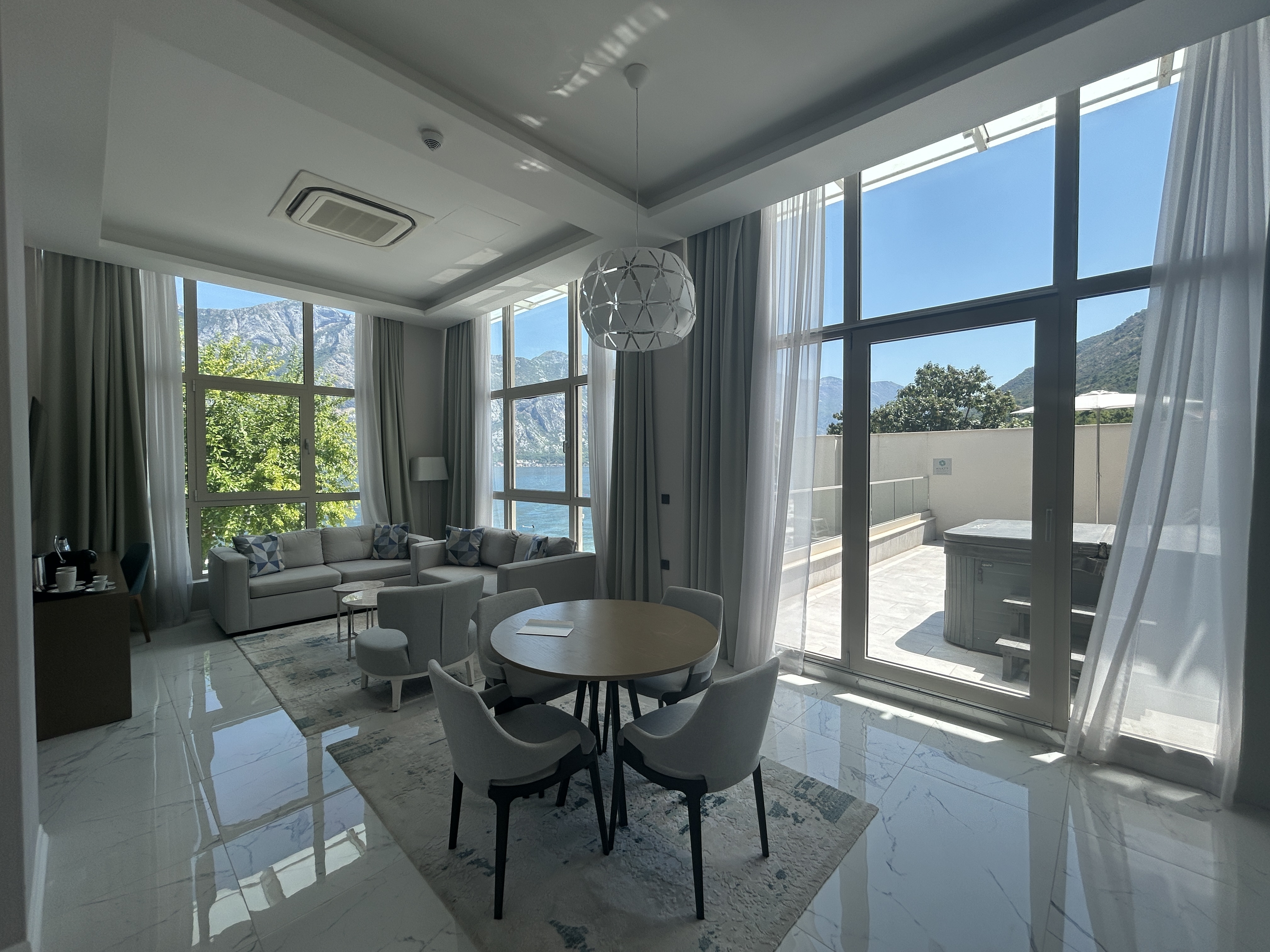 Living room and terrace Living room and terrace