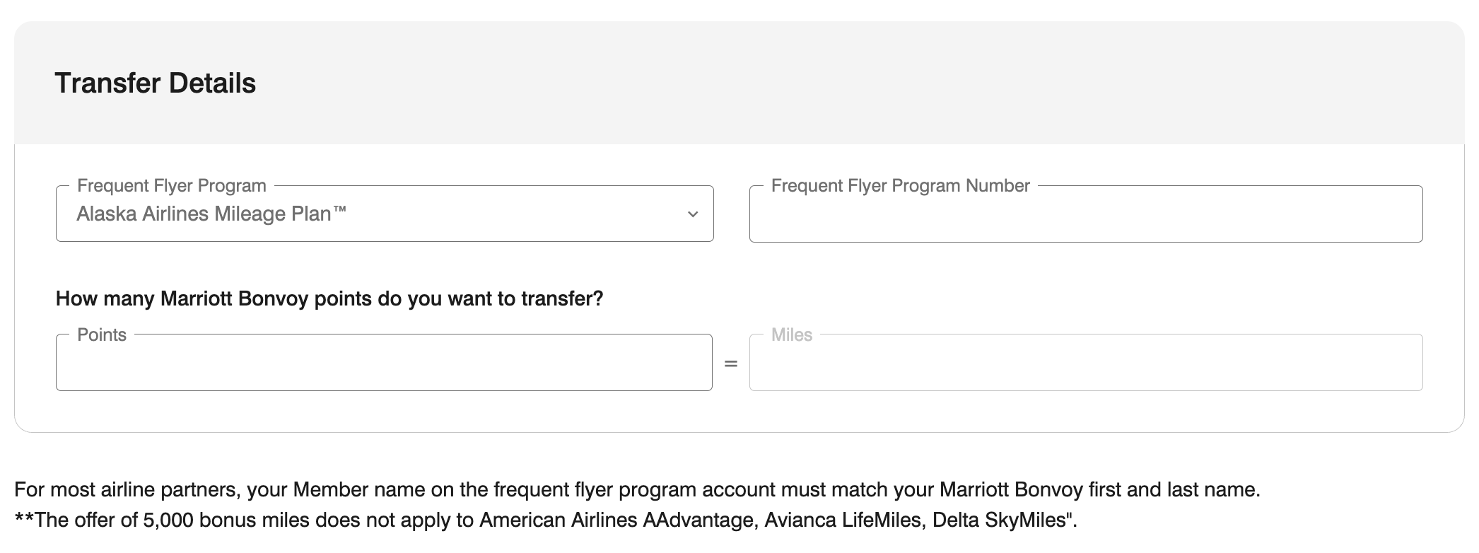 Marriott transfer page Alaska August 2025 Marriott transfer page Alaska August 2025
