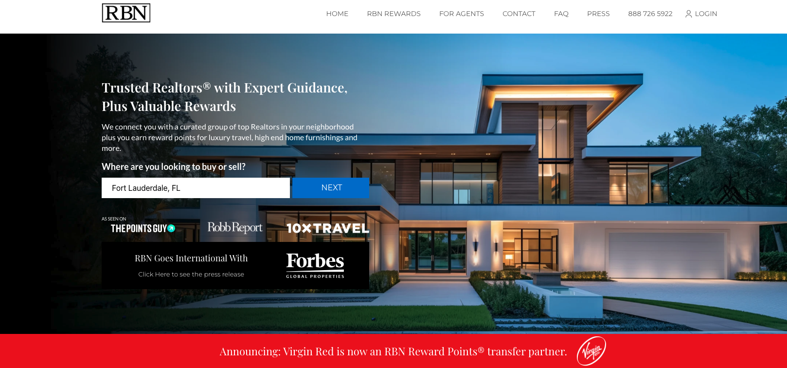 RBN Rewards Homepage RBN Rewards Homepage