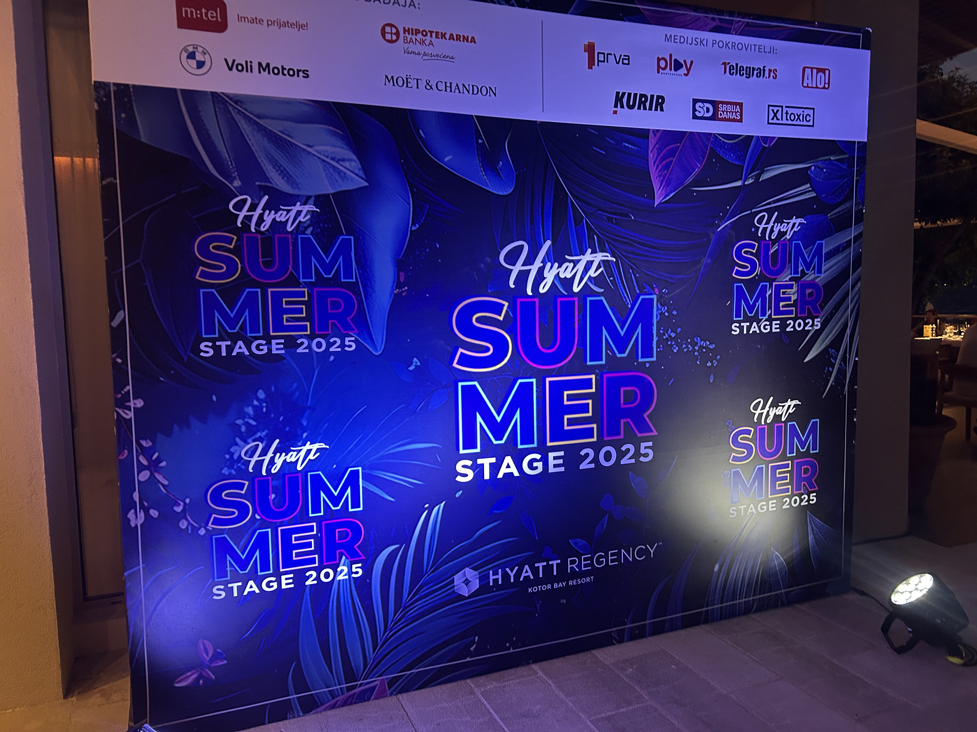 Summer stage Hyatt Regency Kotor Bay Summer stage Hyatt Regency Kotor Bay