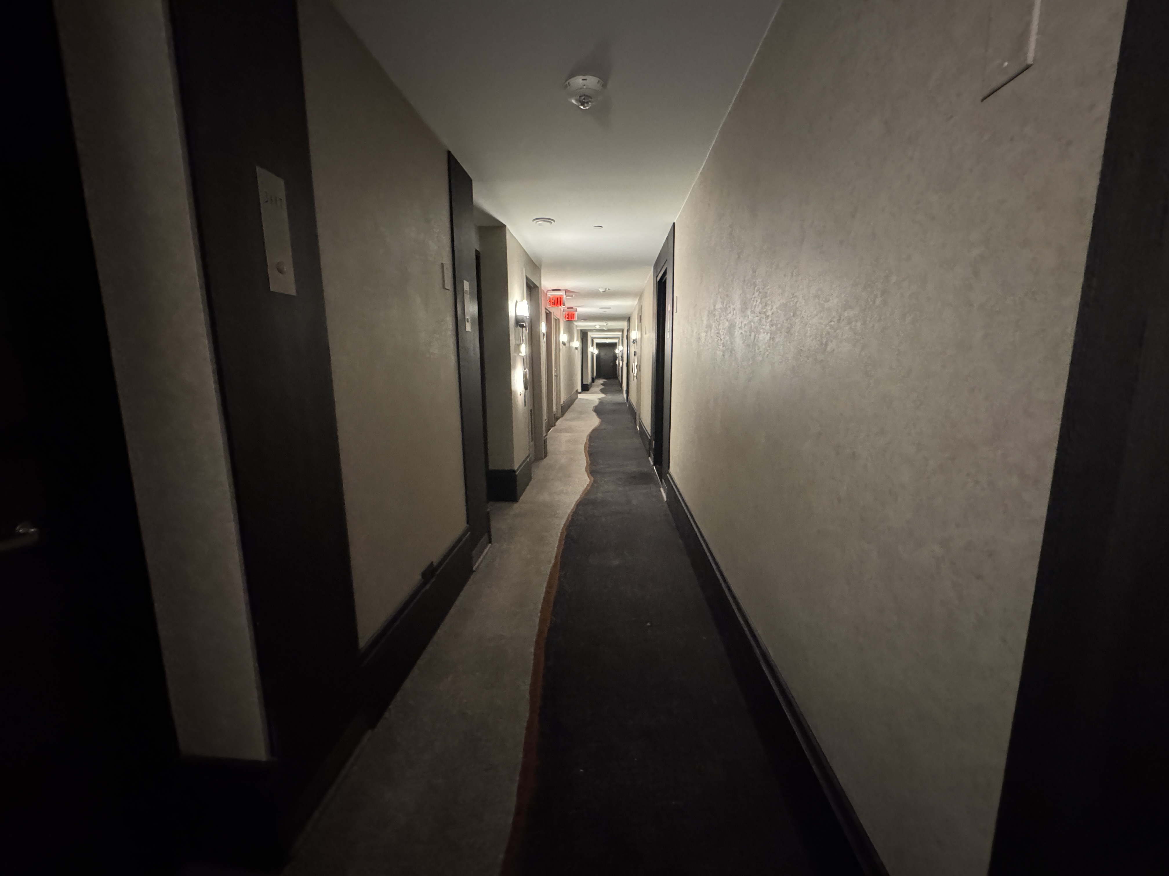 Upper Stories lounge quiet hallway