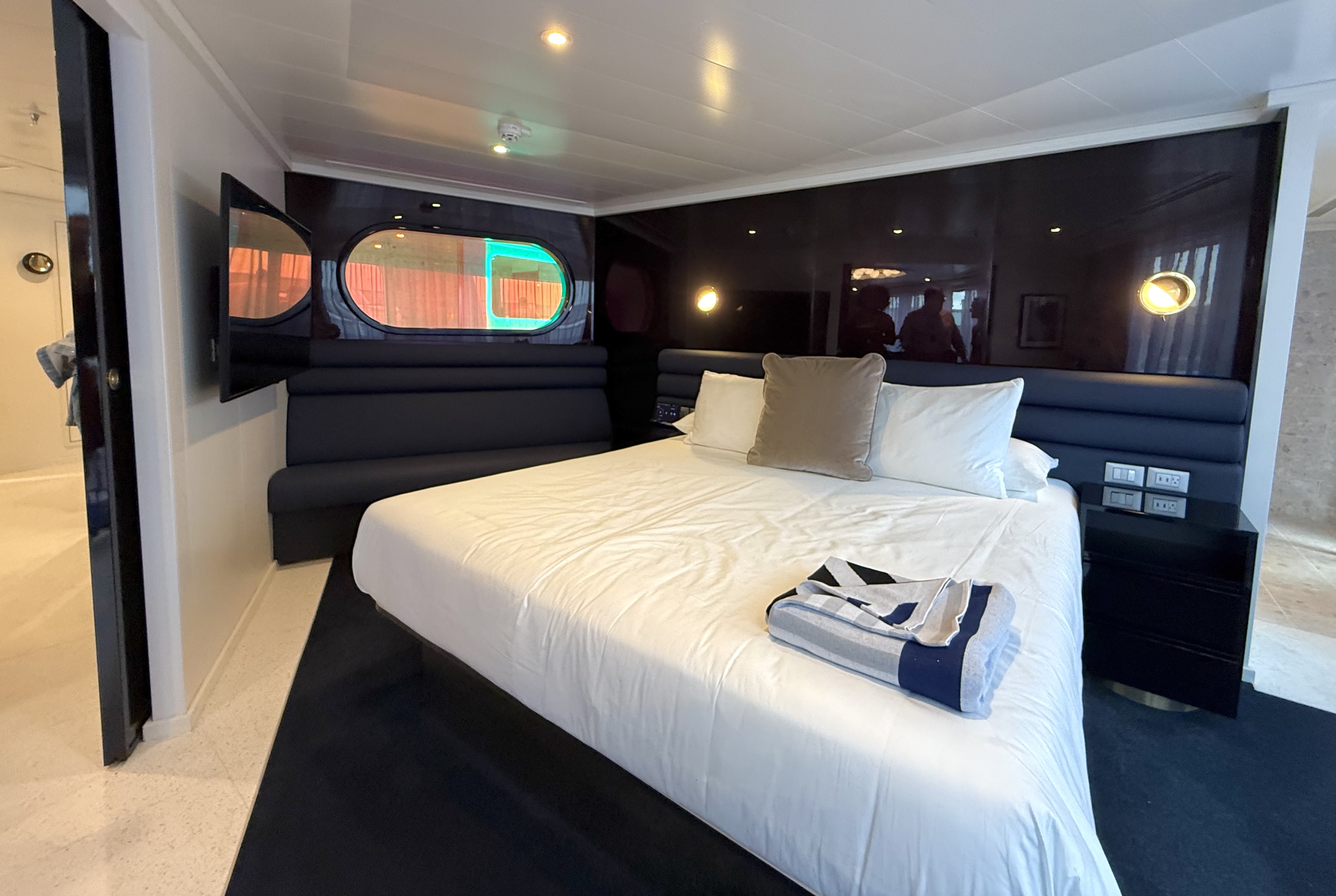 Virgin Voyages Brilliant Lady Massive Suite bedroom 1 1 Virgin Voyages Brilliant Lady Massive Suite bedroom 1 1