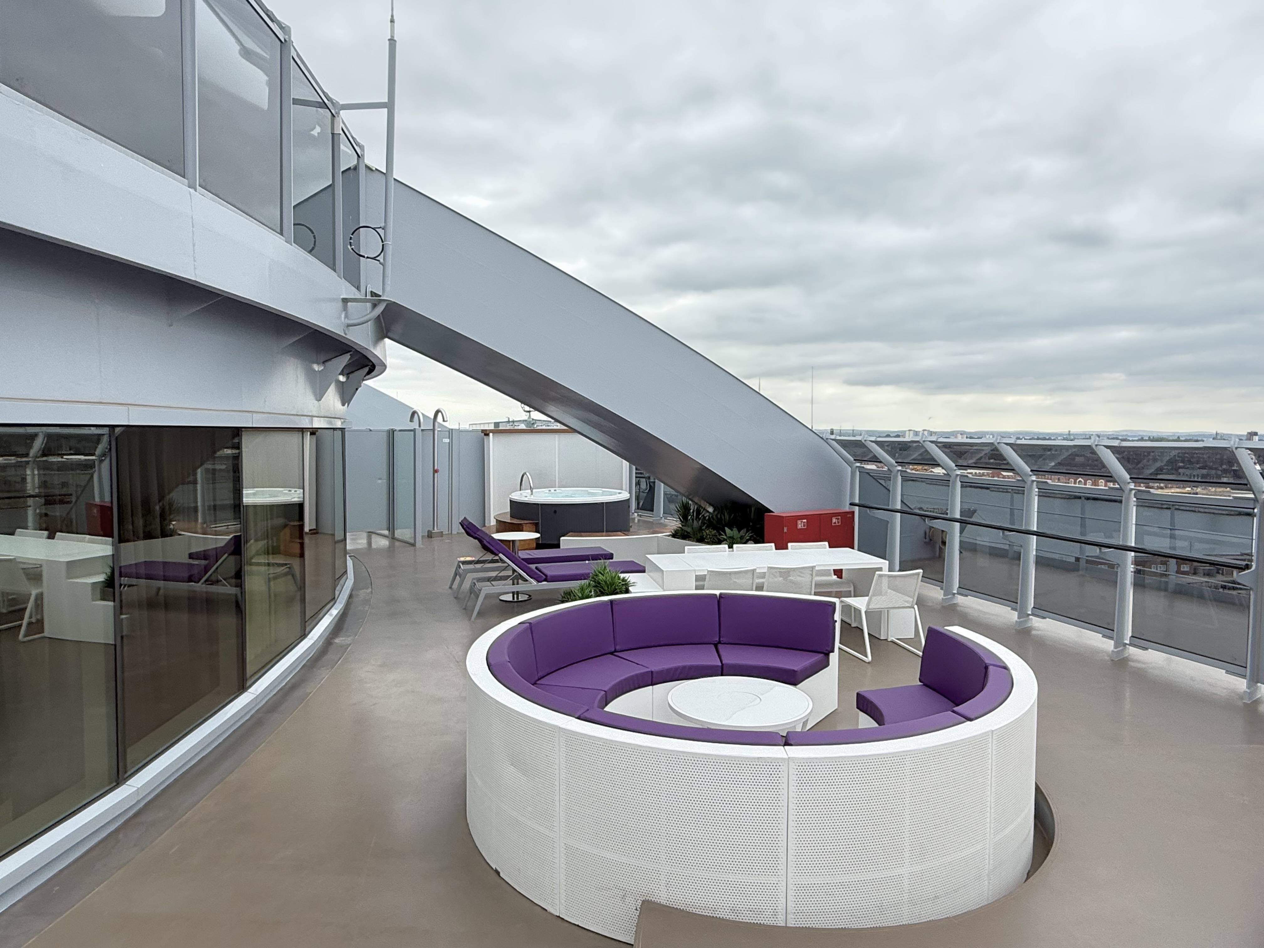 Virgin Voyages Brilliant Lady Massive Suite terrace 1 Virgin Voyages Brilliant Lady Massive Suite terrace 1