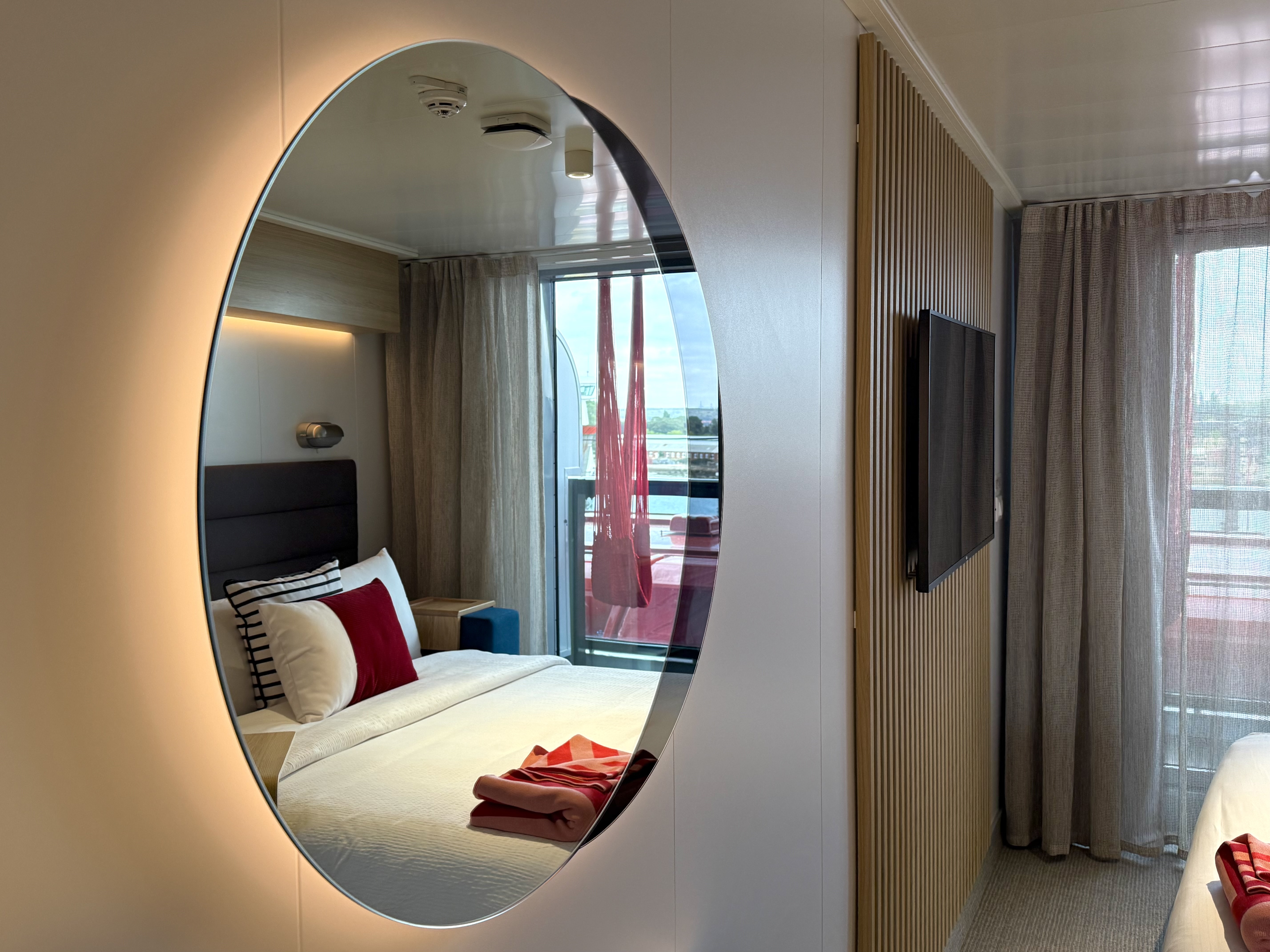 Virgin Voyages Brilliant Lady Sea Terrace cabin room Virgin Voyages Brilliant Lady Sea Terrace cabin room