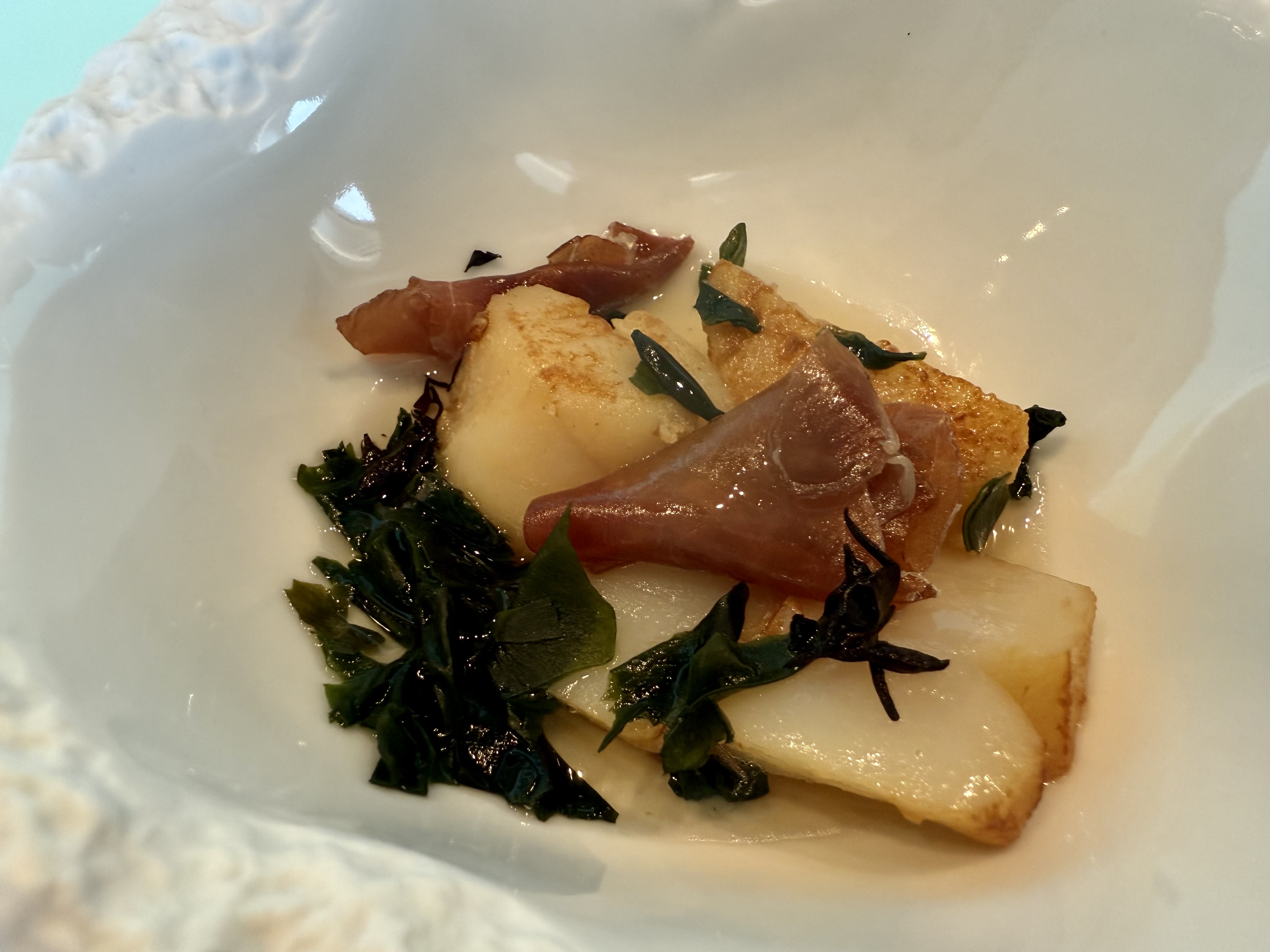 Virgin Voyages Brilliant Lady Test Kitchen scallop Virgin Voyages Brilliant Lady Test Kitchen scallop