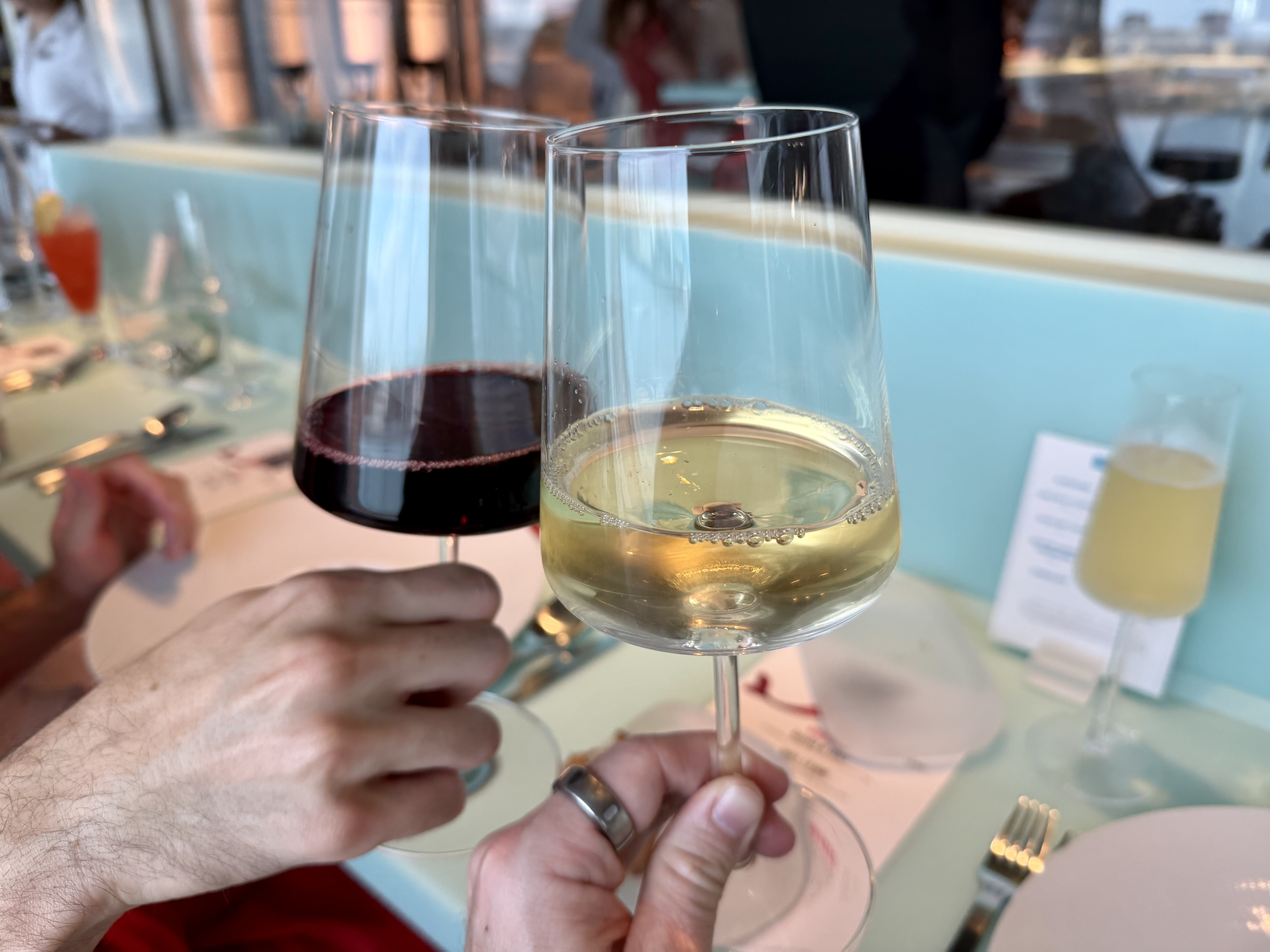 Virgin Voyages Brilliant Lady Test Kitchen wine Virgin Voyages Brilliant Lady Test Kitchen wine
