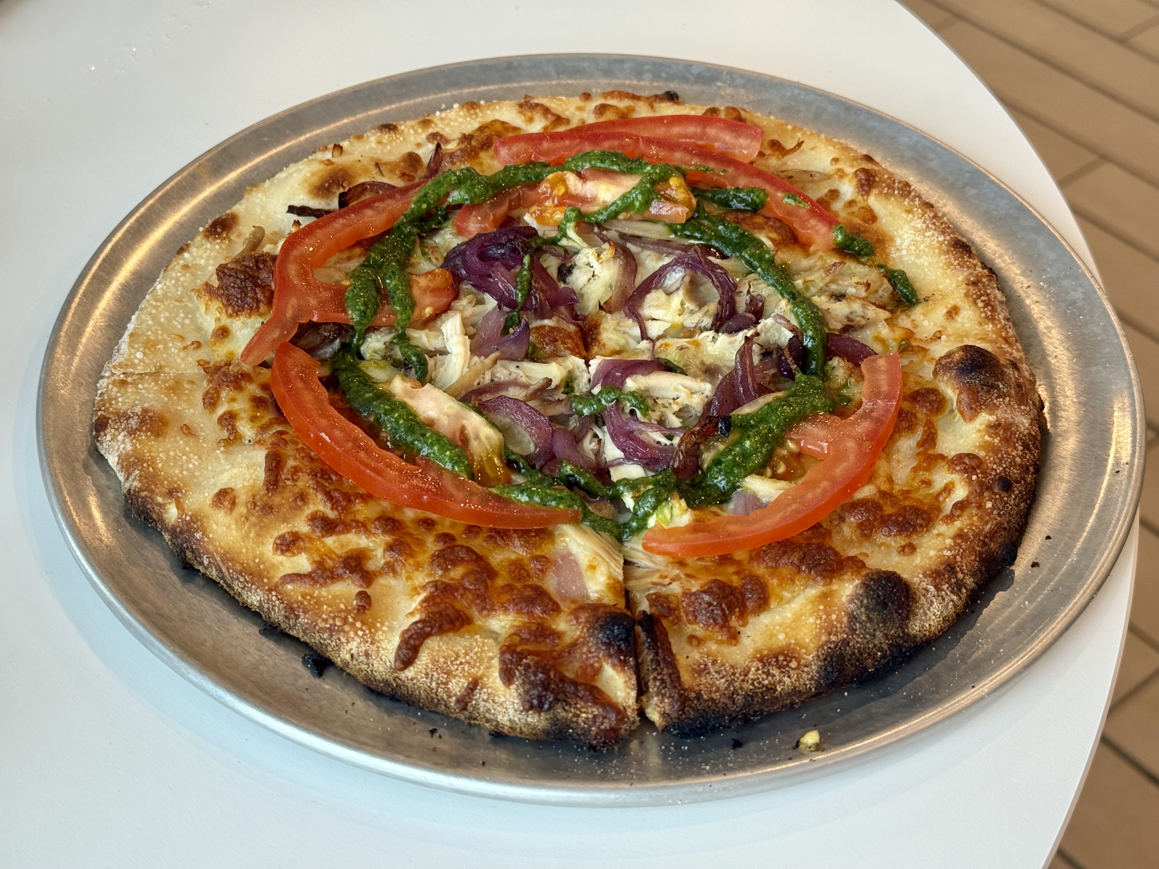 Virgin Voyages Brilliant Lady pizza Virgin Voyages Brilliant Lady pizza
