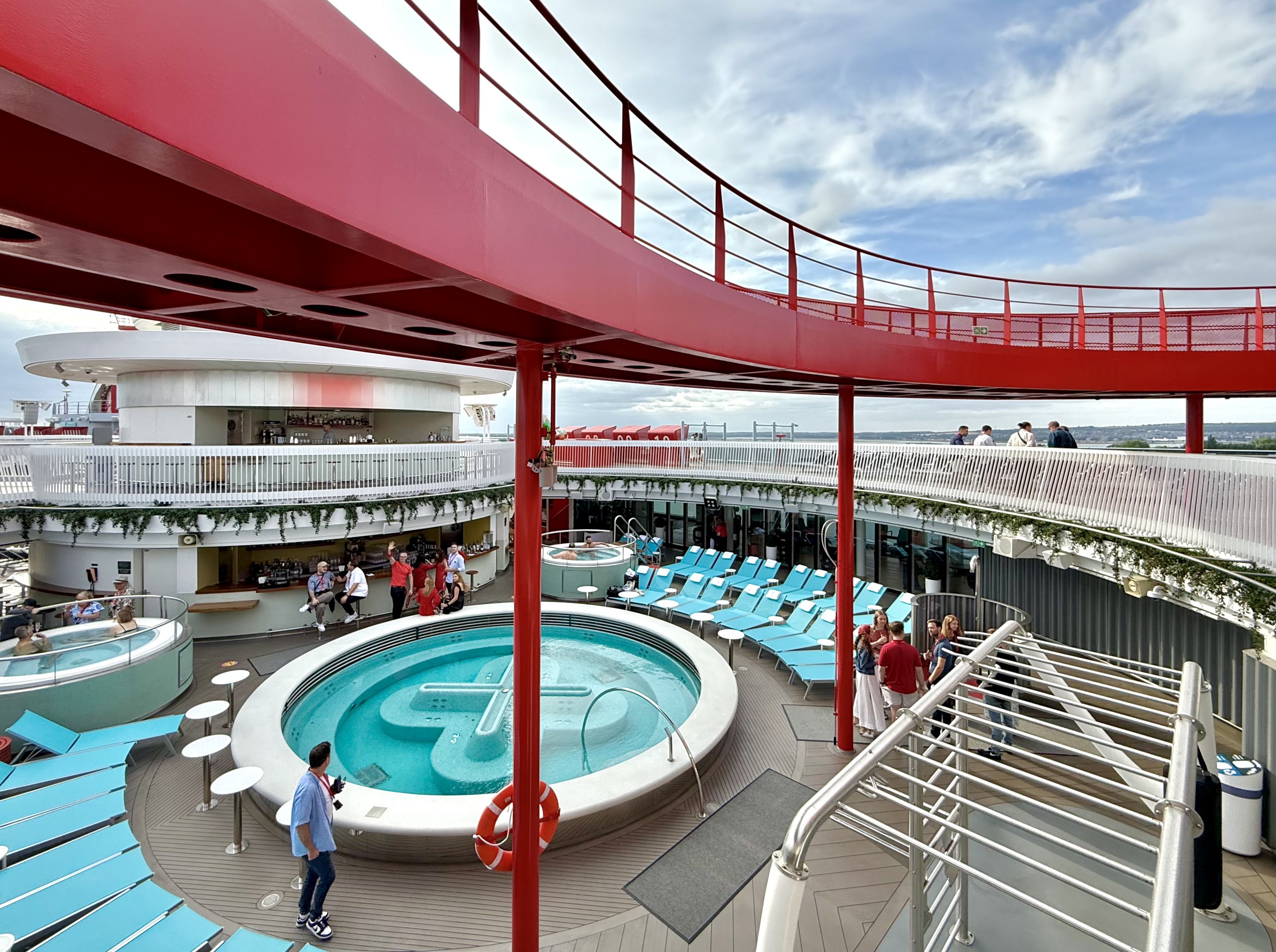 Virgin Voyages Brilliant Lady running track Virgin Voyages Brilliant Lady running track