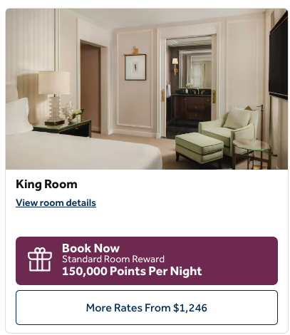 Waldorf Astoria NYC 150k points