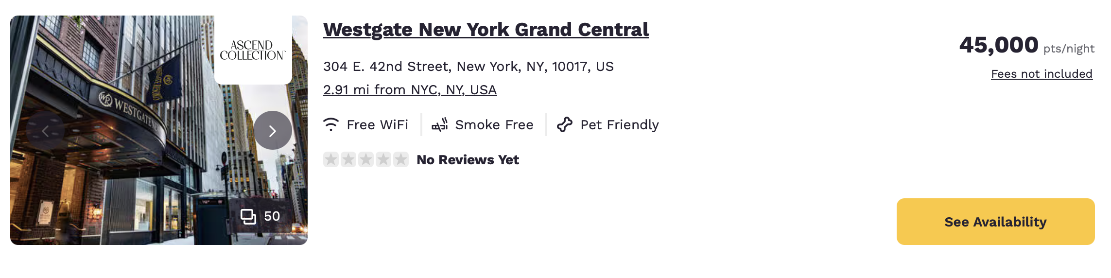 Westgate New York Grand Central Award Price Westgate New York Grand Central Award Price
