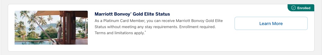 Amex Business Platinum Marriott Gold Elite