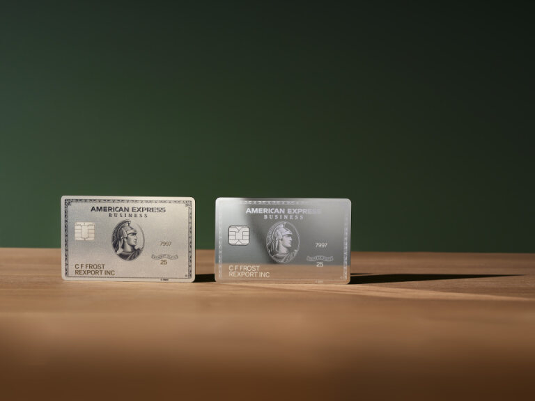 Amex Business Platinum Mirror Finish Card
