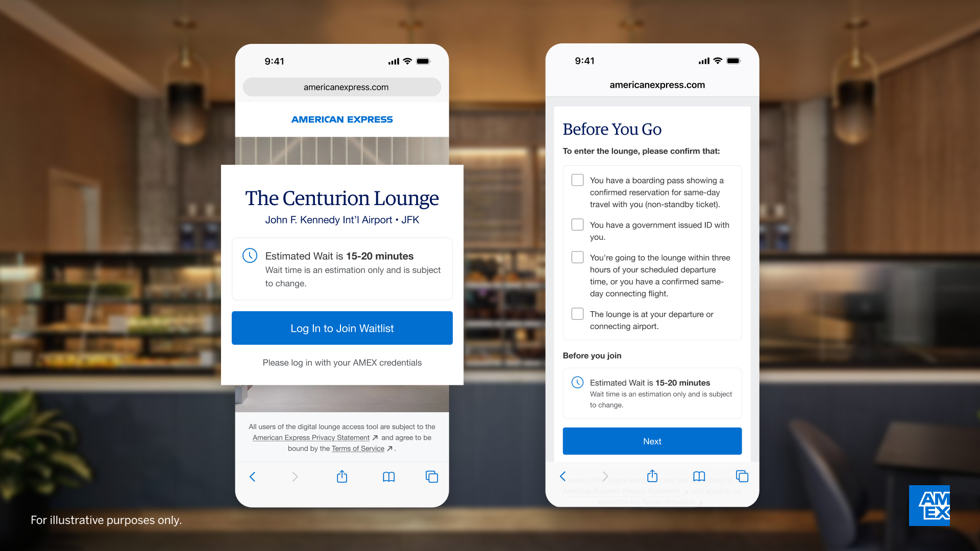Amex Digital Waitlist Lounges Amex Digital Waitlist Lounges