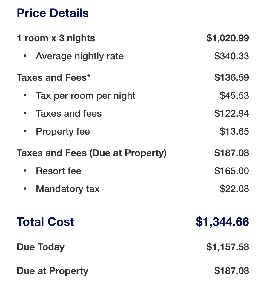 Amex FHR Waldorf Astoria Las Vegas rate Amex FHR Waldorf Astoria Las Vegas rate