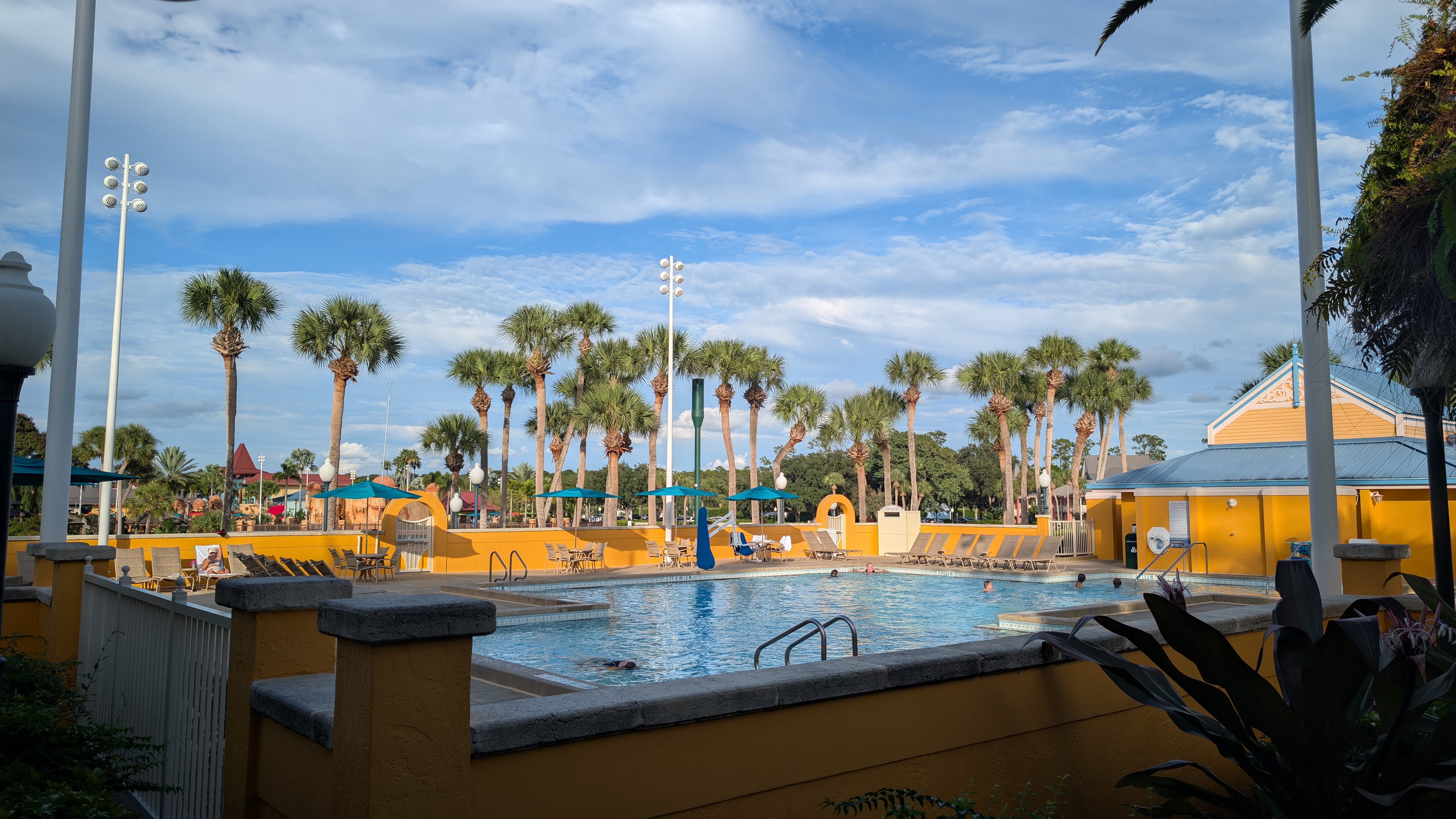 Disney’s Caribbean Beach Resort neighborhood pool Disney's Caribbean Beach Resort neighborhood pool