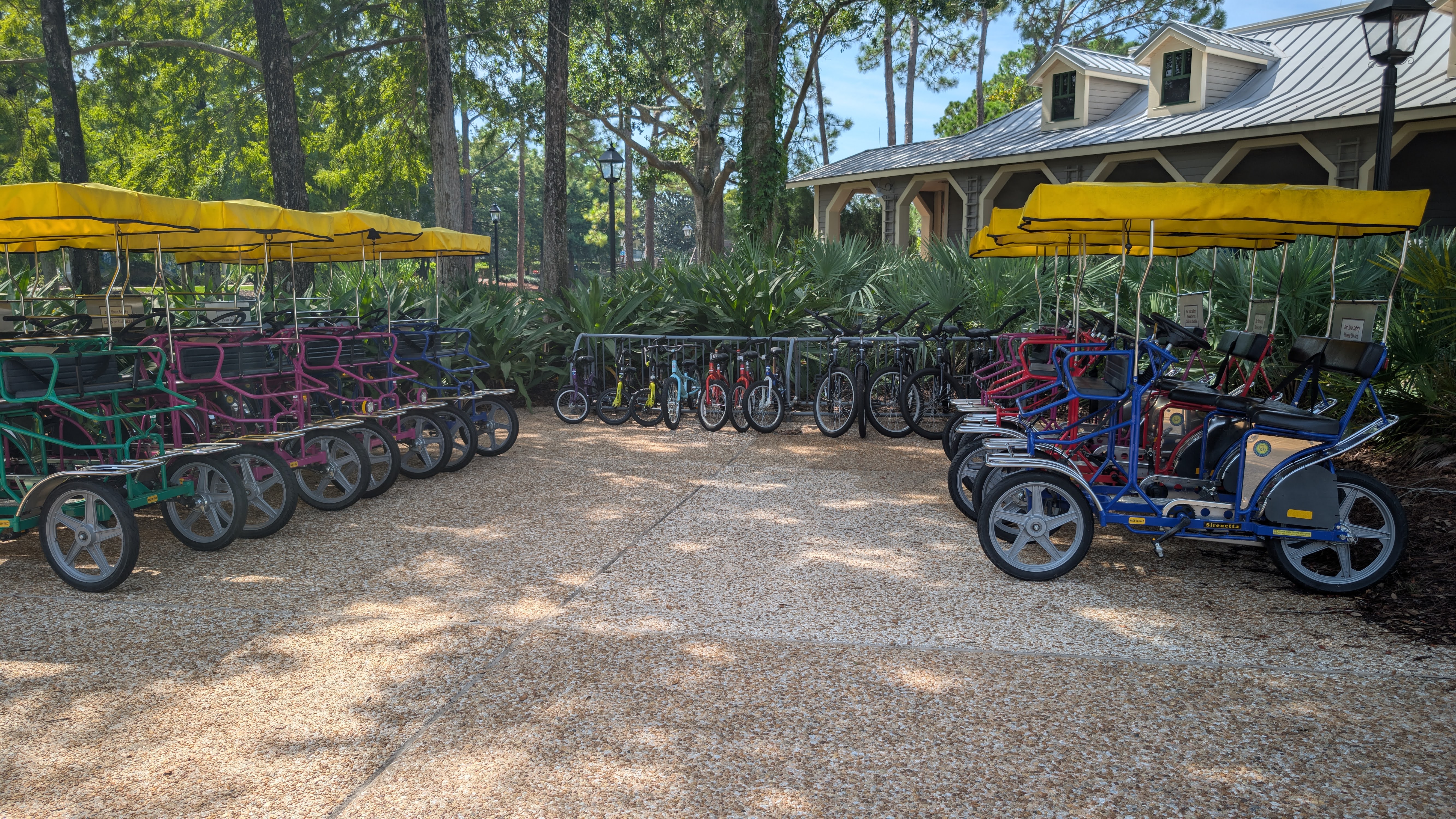 Disney’s Port Orleans Resort Riverside activities Surrey bikes Disney's Port Orleans Resort Riverside activities Surrey bikes