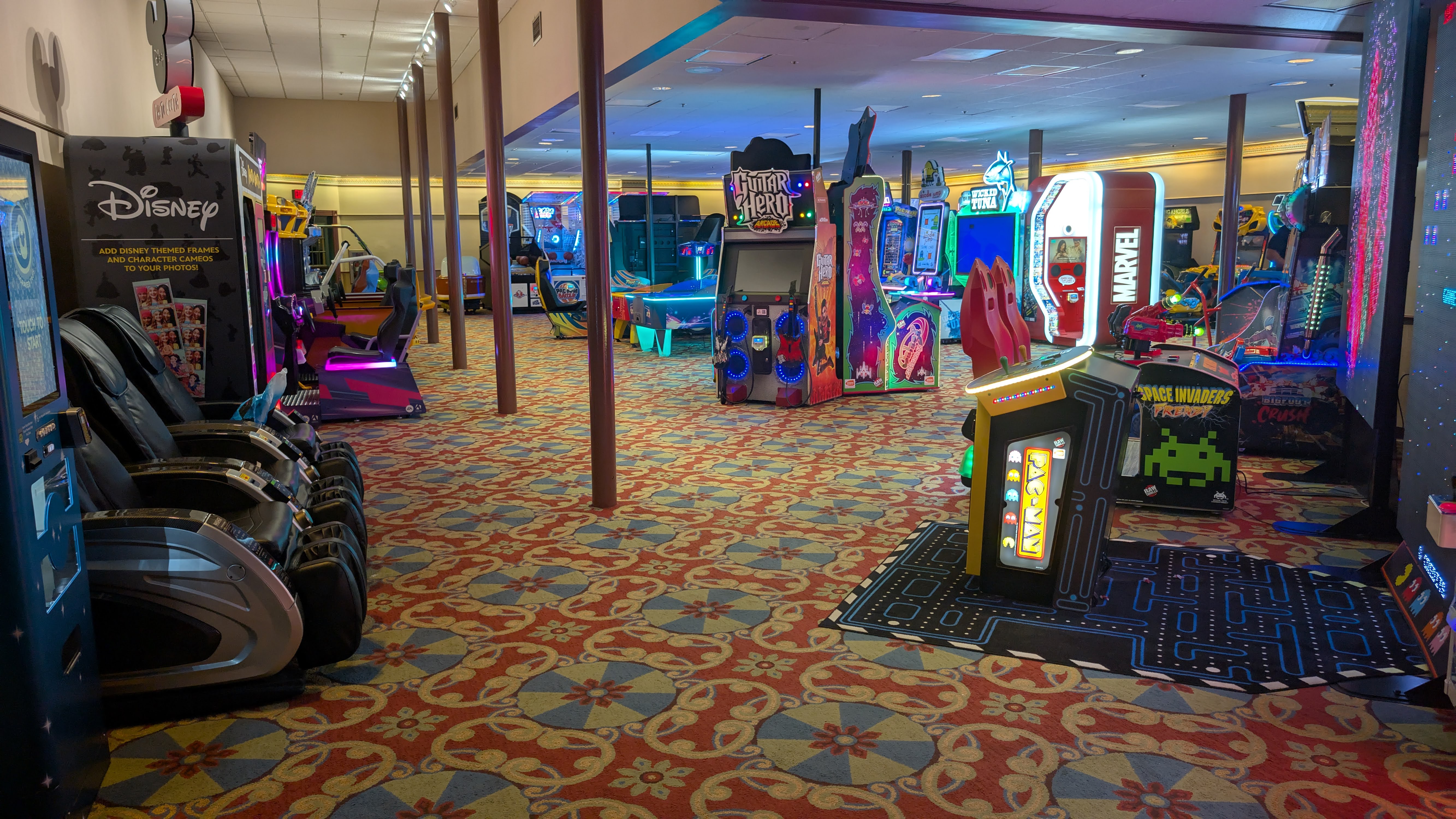 Disney’s Port Orleans Resort Riverside arcade Disney's Port Orleans Resort Riverside arcade