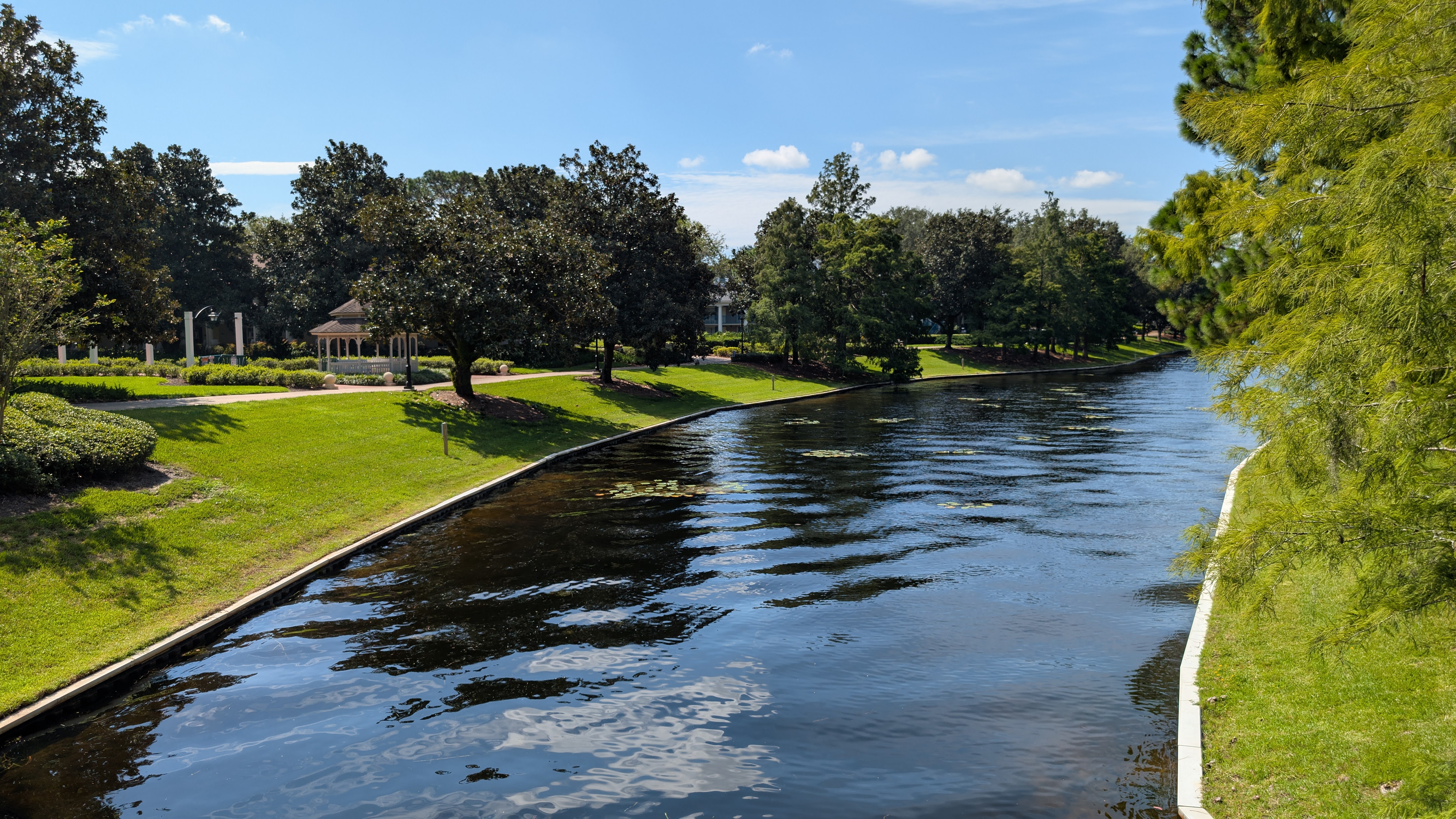 Disney’s Port Orleans Resort Riverside grounds Sassagoula River Disney's Port Orleans Resort Riverside grounds Sassagoula River
