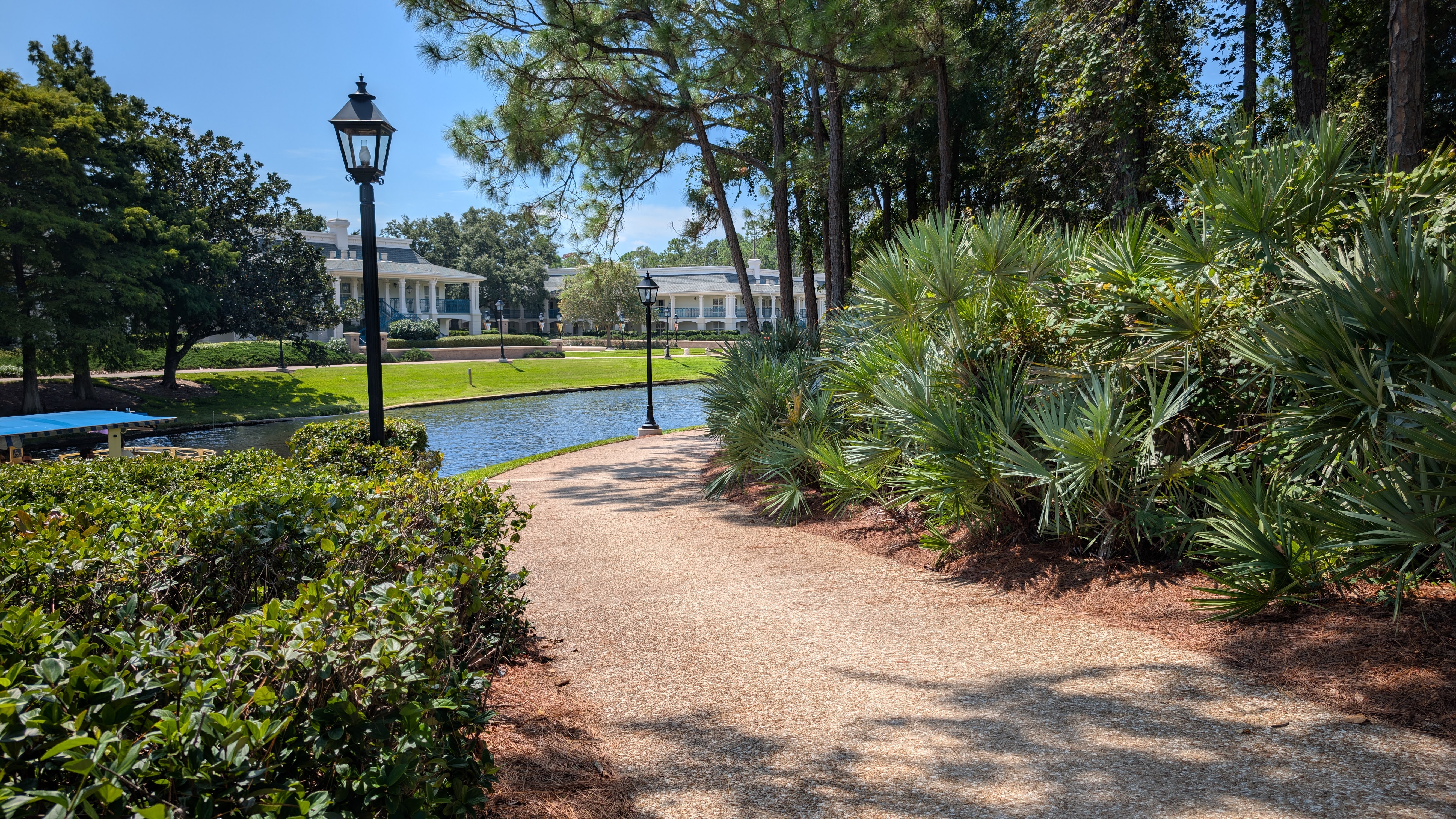 Disney’s Port Orleans Resort Riverside walkway to French Quarter Disney's Port Orleans Resort Riverside walkway to French Quarter