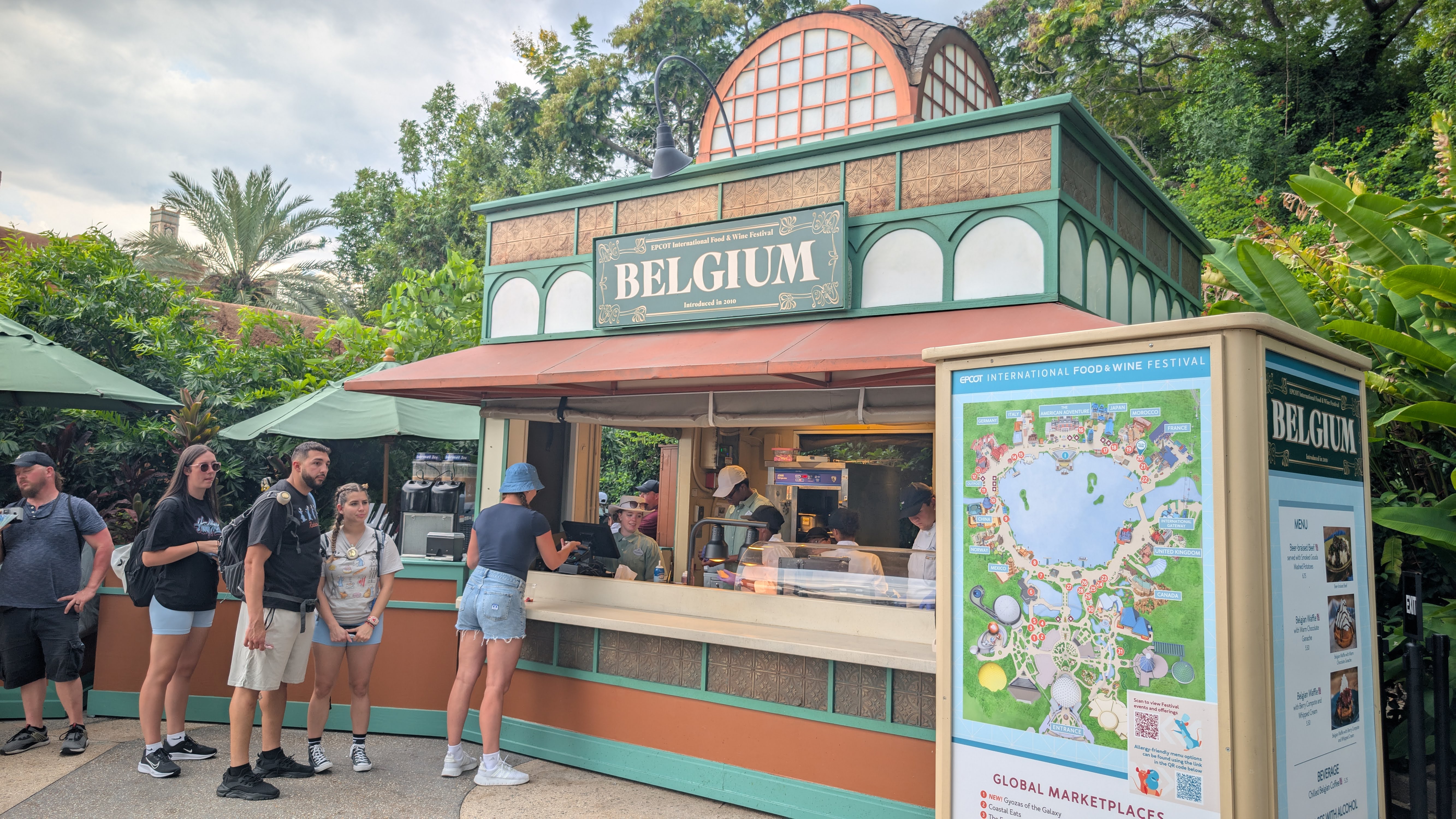 EPCOT Food & Wine Festival 2025 Belgium food booth EPCOT Food & Wine Festival 2025 Belgium food booth