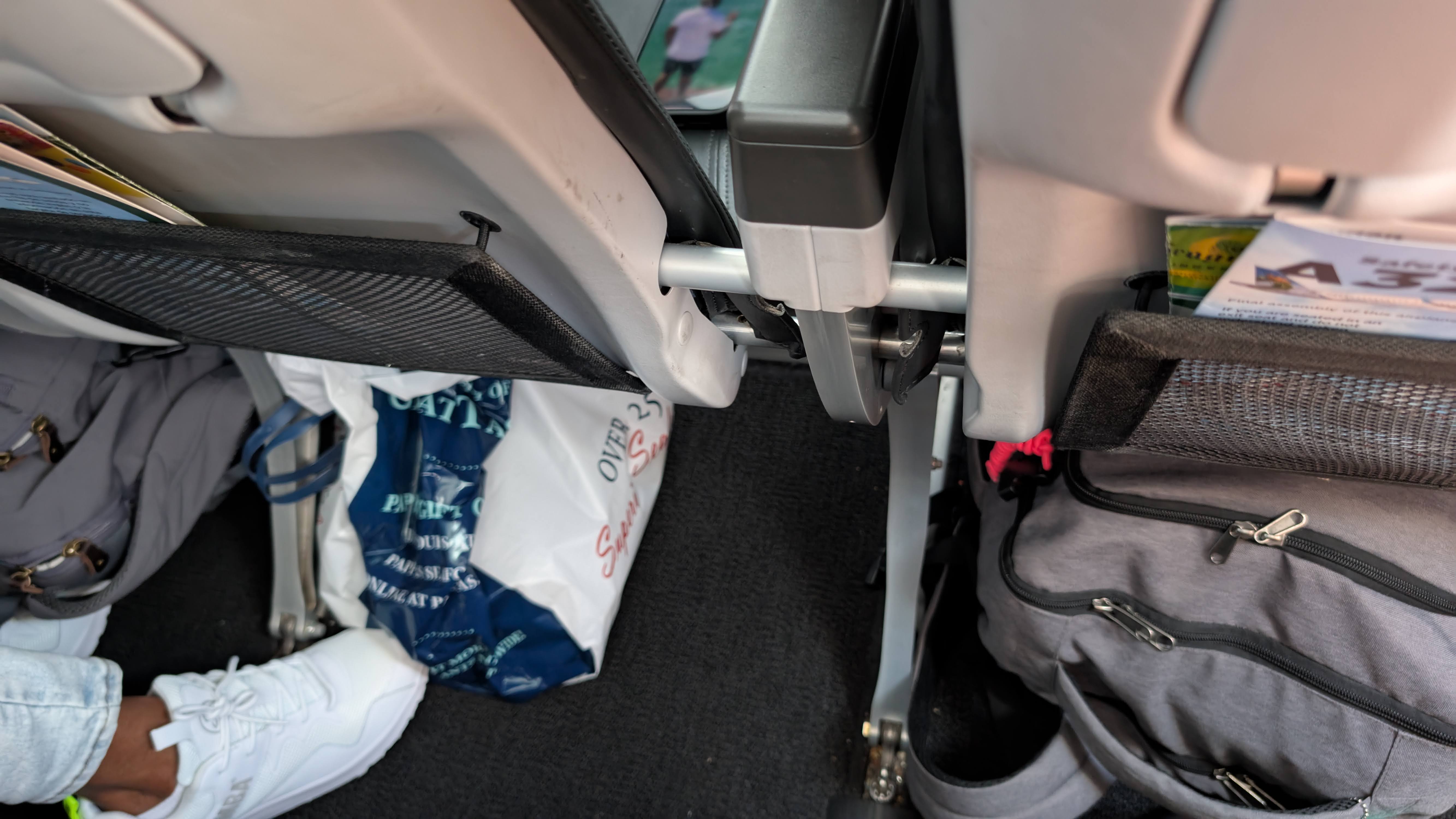 Frontier Airlines A321neo UpFront Plus underseat storage